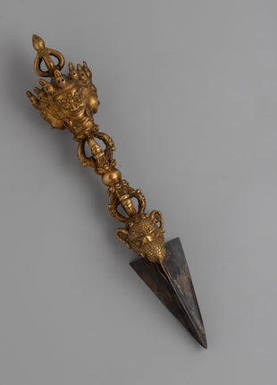 Traditional Authentic Tibetan Phurba | Ritual Dagger for Altar and Ceremonial Use