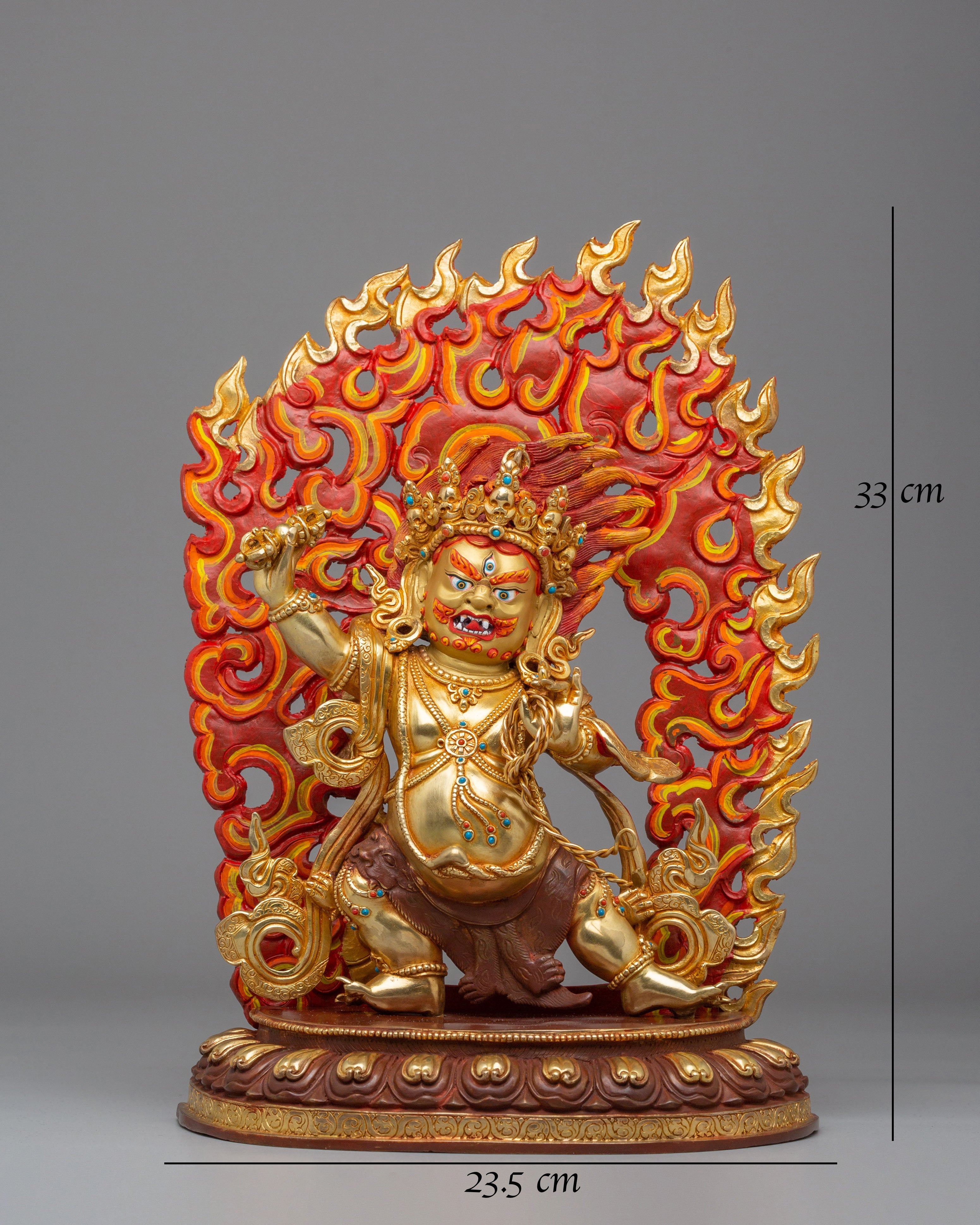 Handcrafted Vajrapani Buddhist Statue | Symbol of Protection and Strength