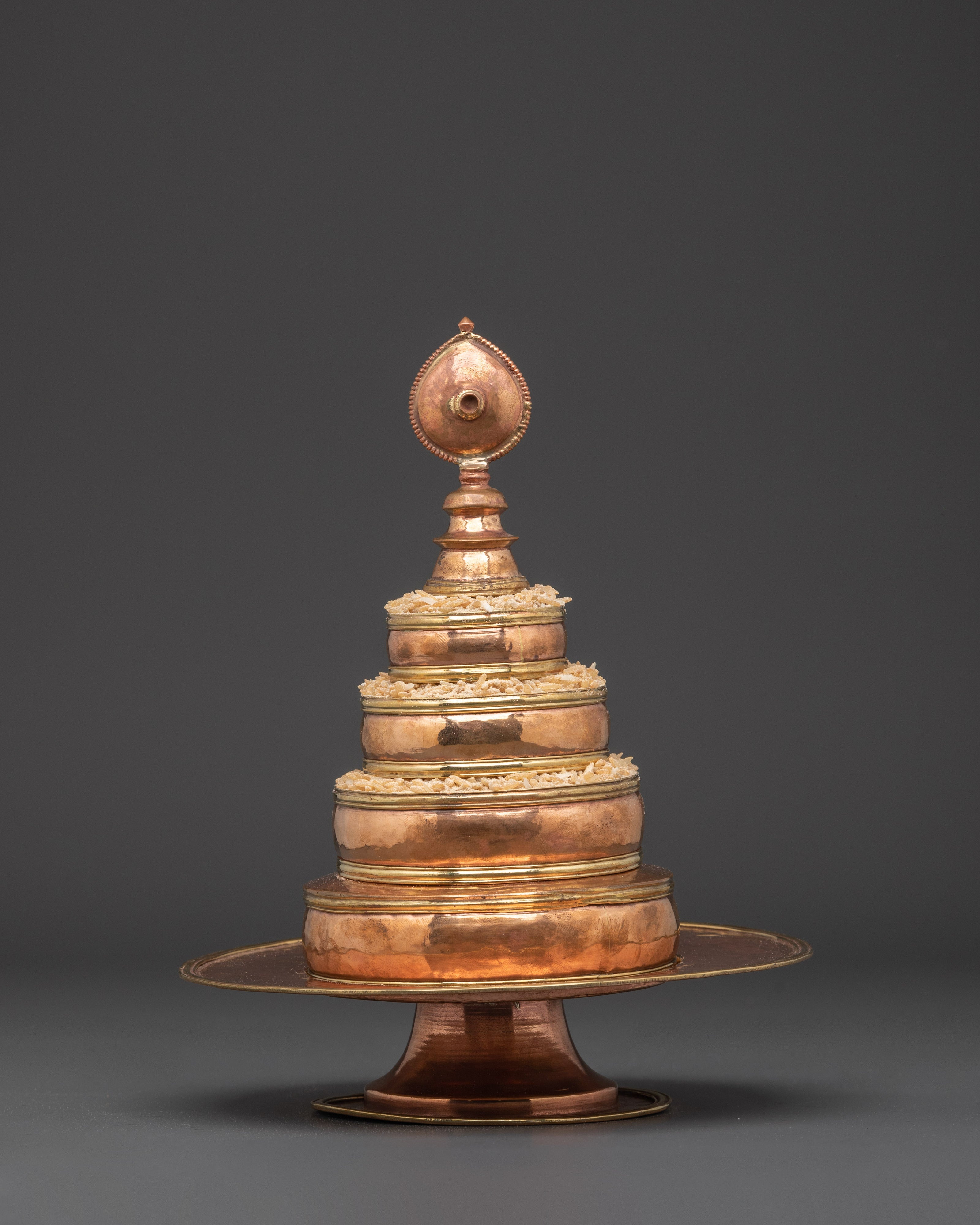 Handmade Copper Mandala Artifact