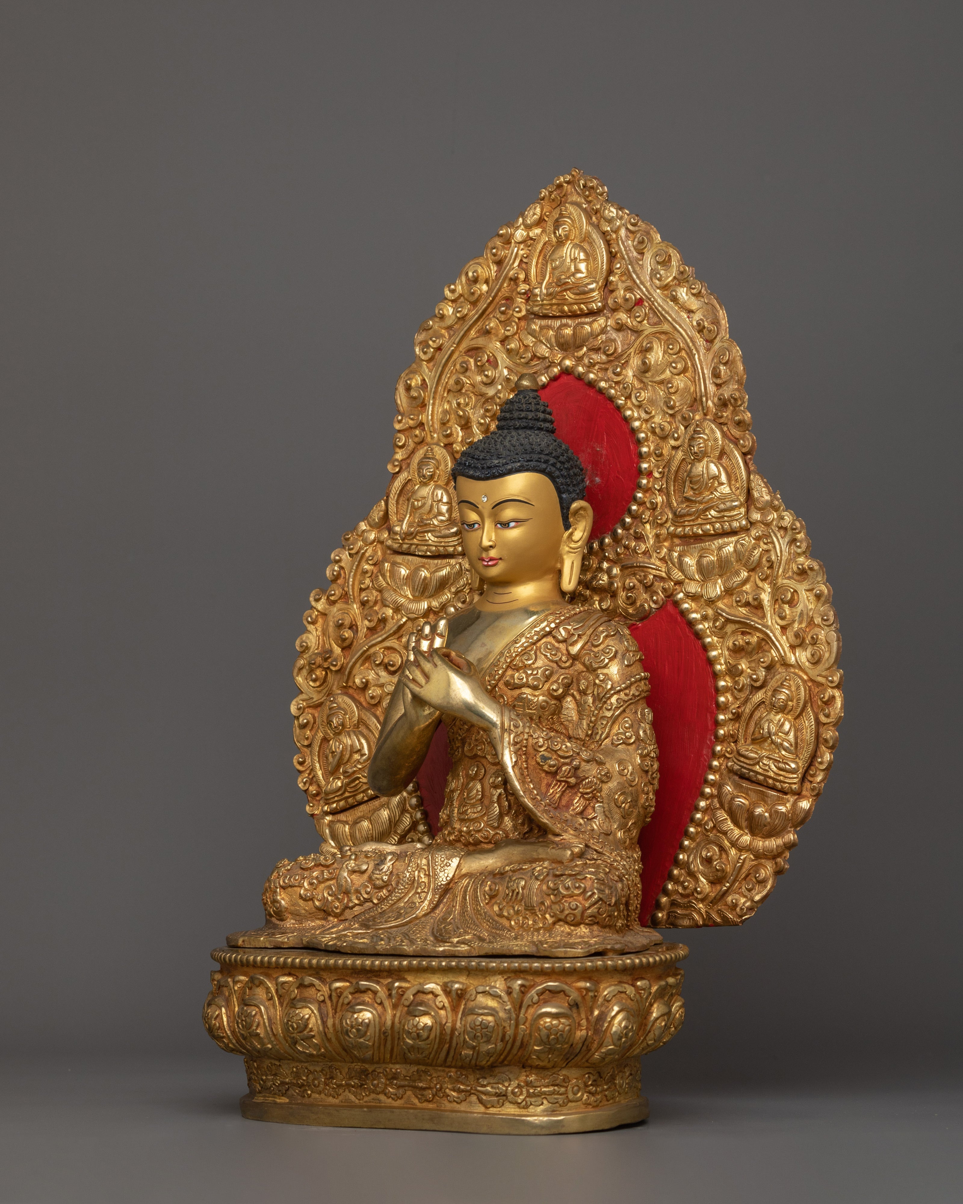 Golden Vairocana Statue | The Buddha of Ultimate Wisdom