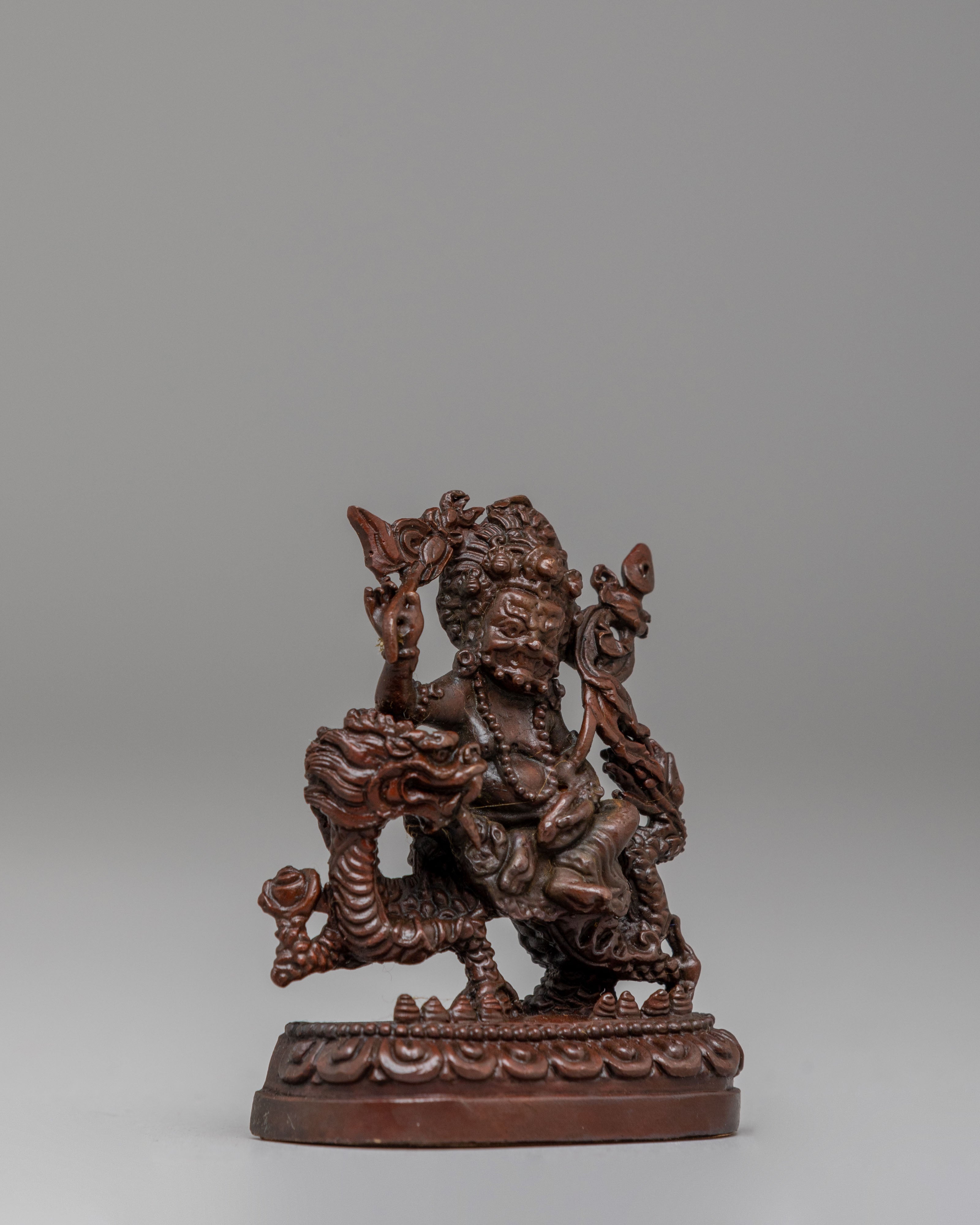 Sacred White Dzambhala Statue | Tibetan Buddhist Wealth Protector