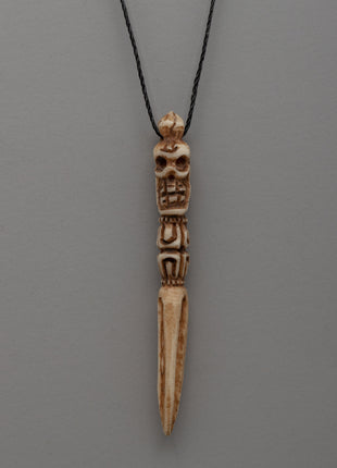 Buffalo Bone Hand-Carved Buddhist Locket 
