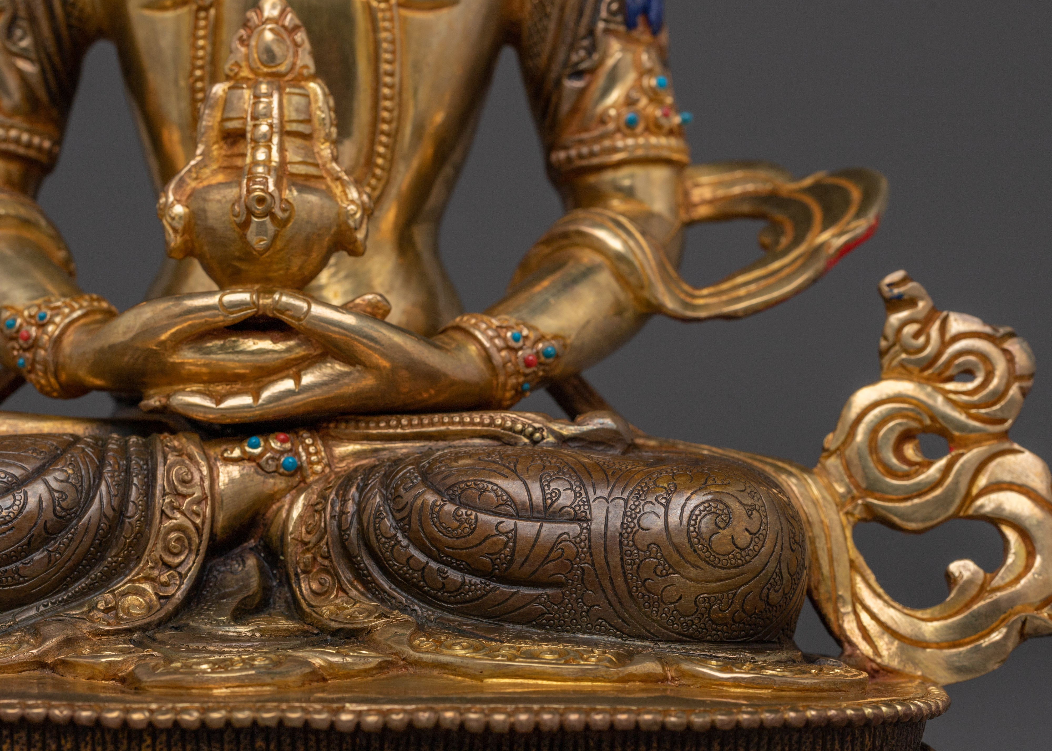 Buddhist Serene Amitayus Statue | Himalayan Handcrafted Artwork