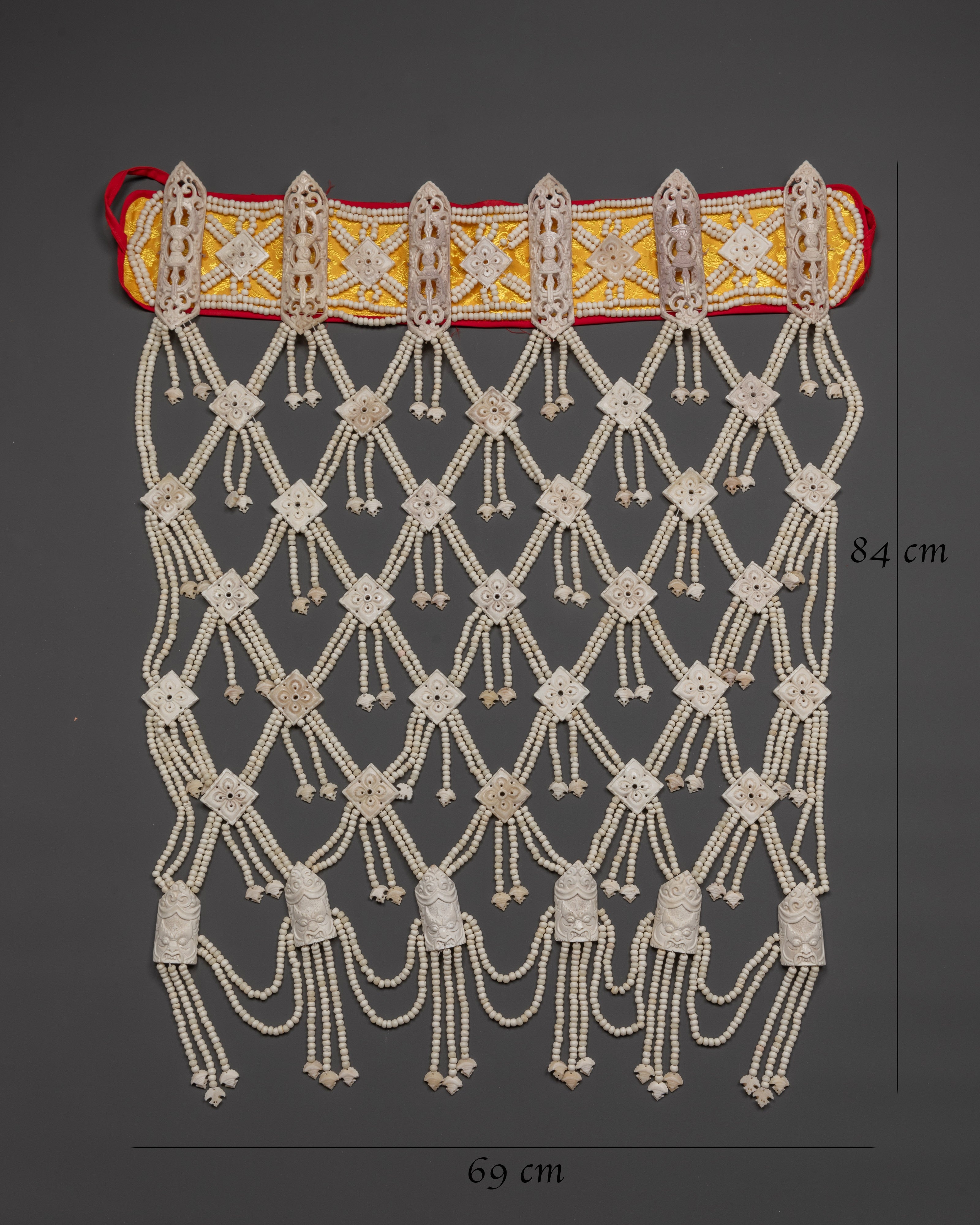 Tibetan Guru Fabric | Sacred Yak Bone Textile
