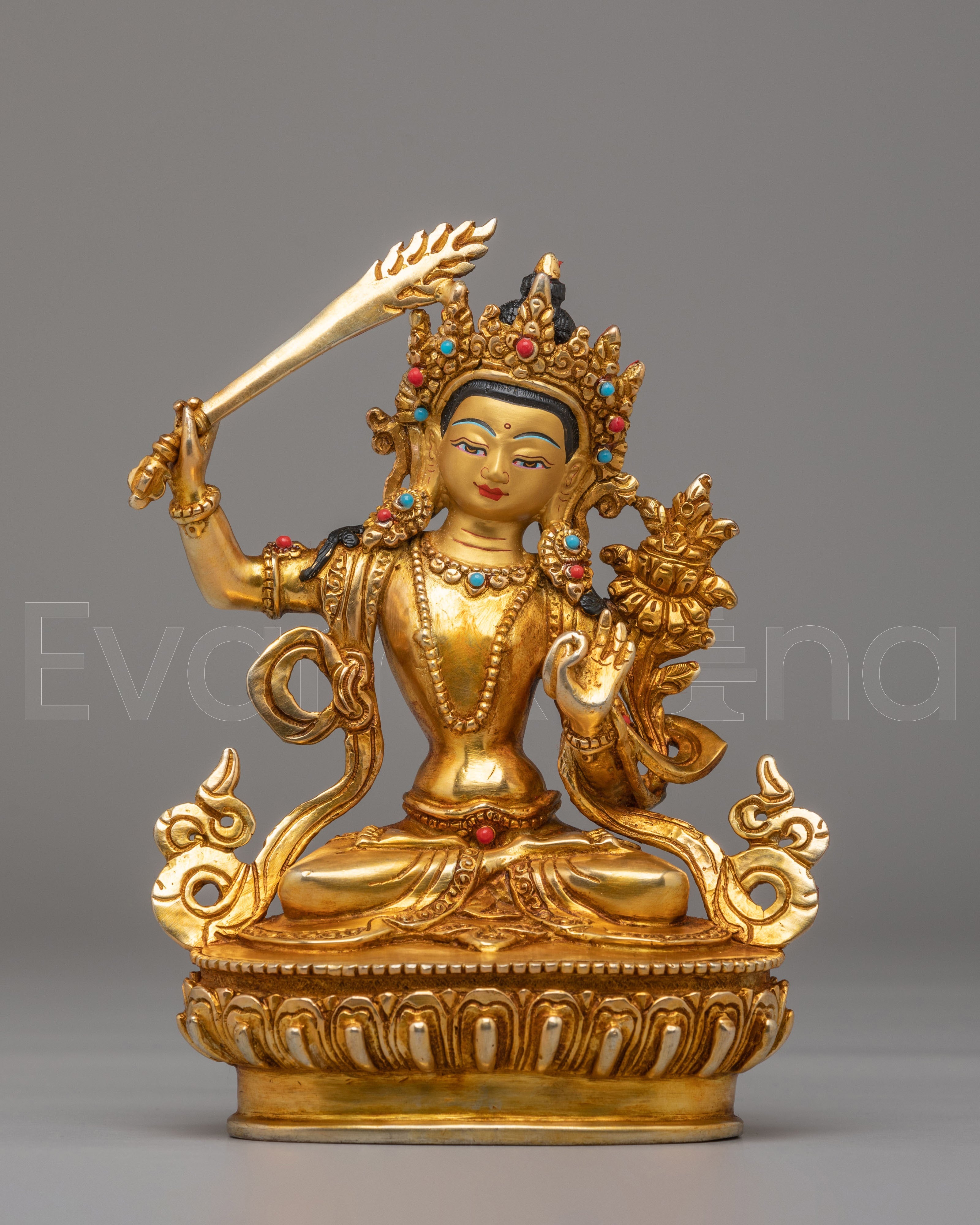 Wisdom Bodhisattva Manjushri Statue