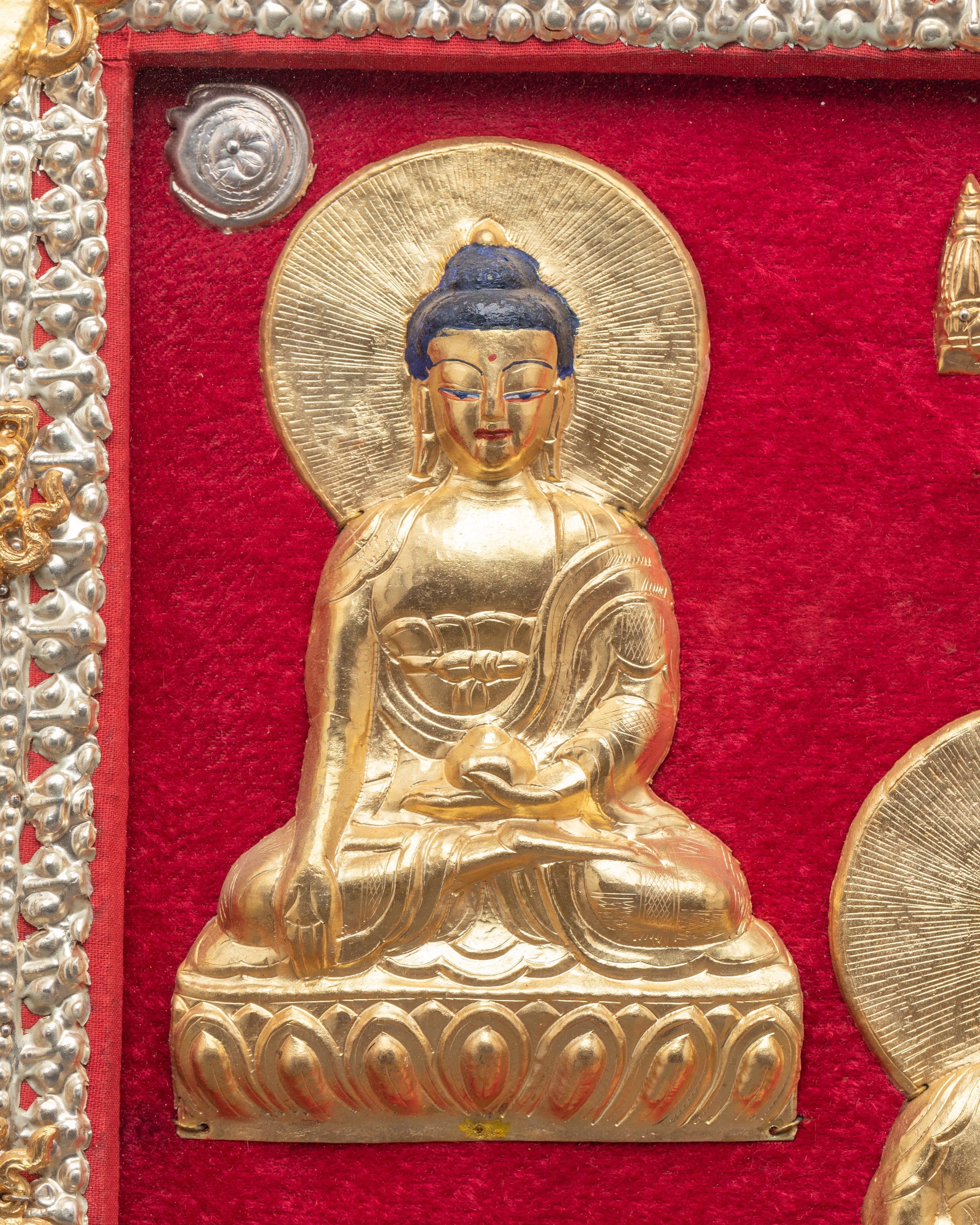 Five Dhyani Buddhas Wall Hanging | Spiritual Wall Decor | Buddhist Home Decor