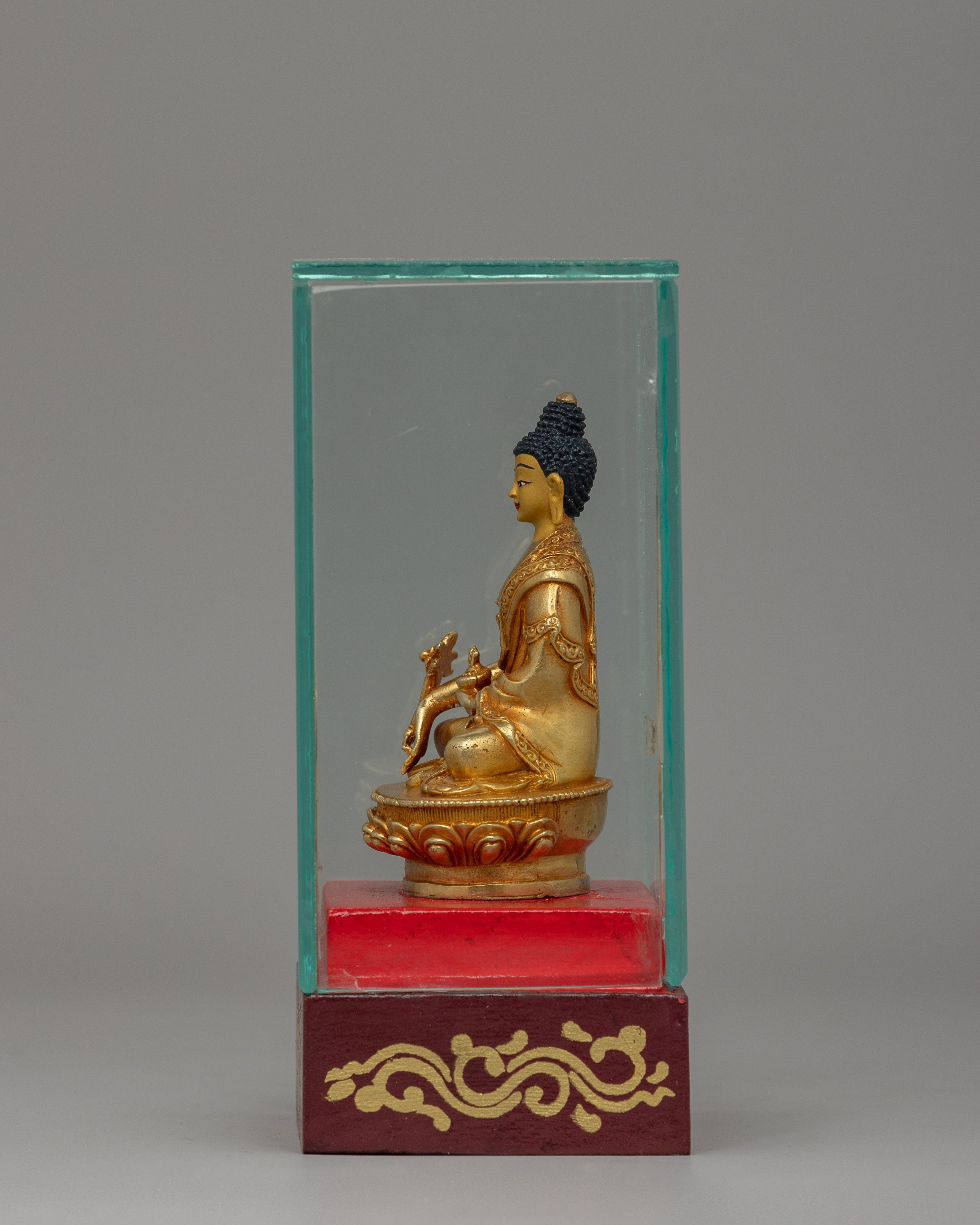 Gold-Plated Medicine Buddha | Copper & Gold-Plated Statue