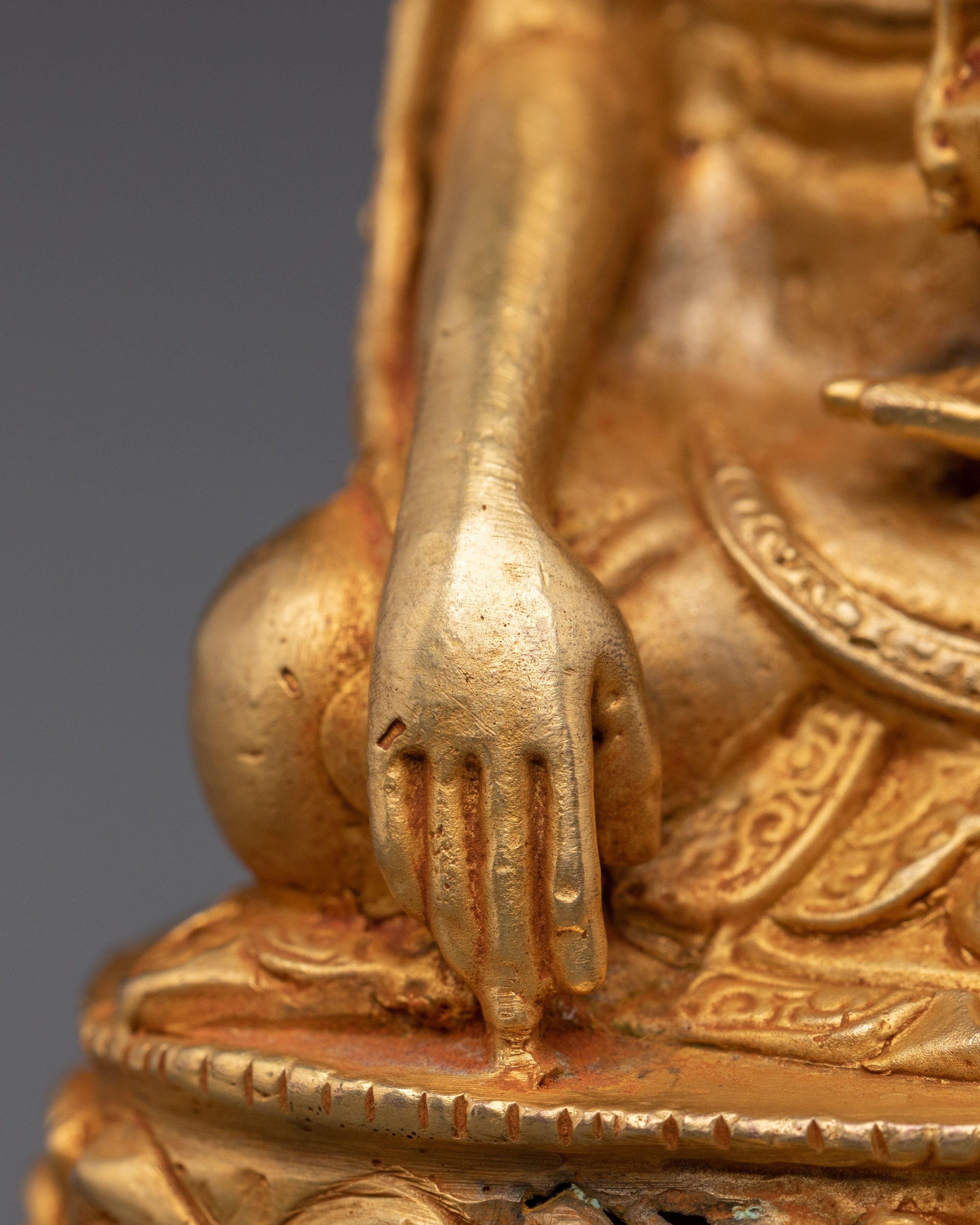 Handmade Guru Shapdum Statue | Sacred Tibetan Buddhist Master