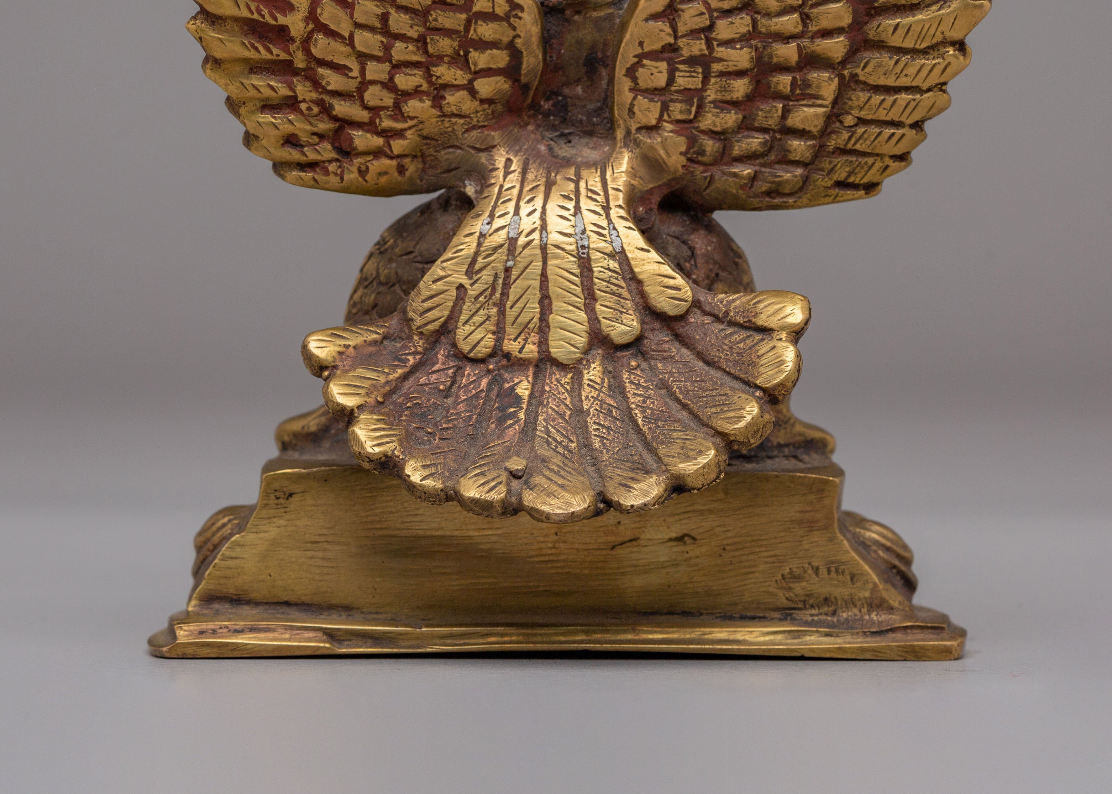 Himalayan Garuda Statue for Shrine | Handcrafted Spiritual Decor