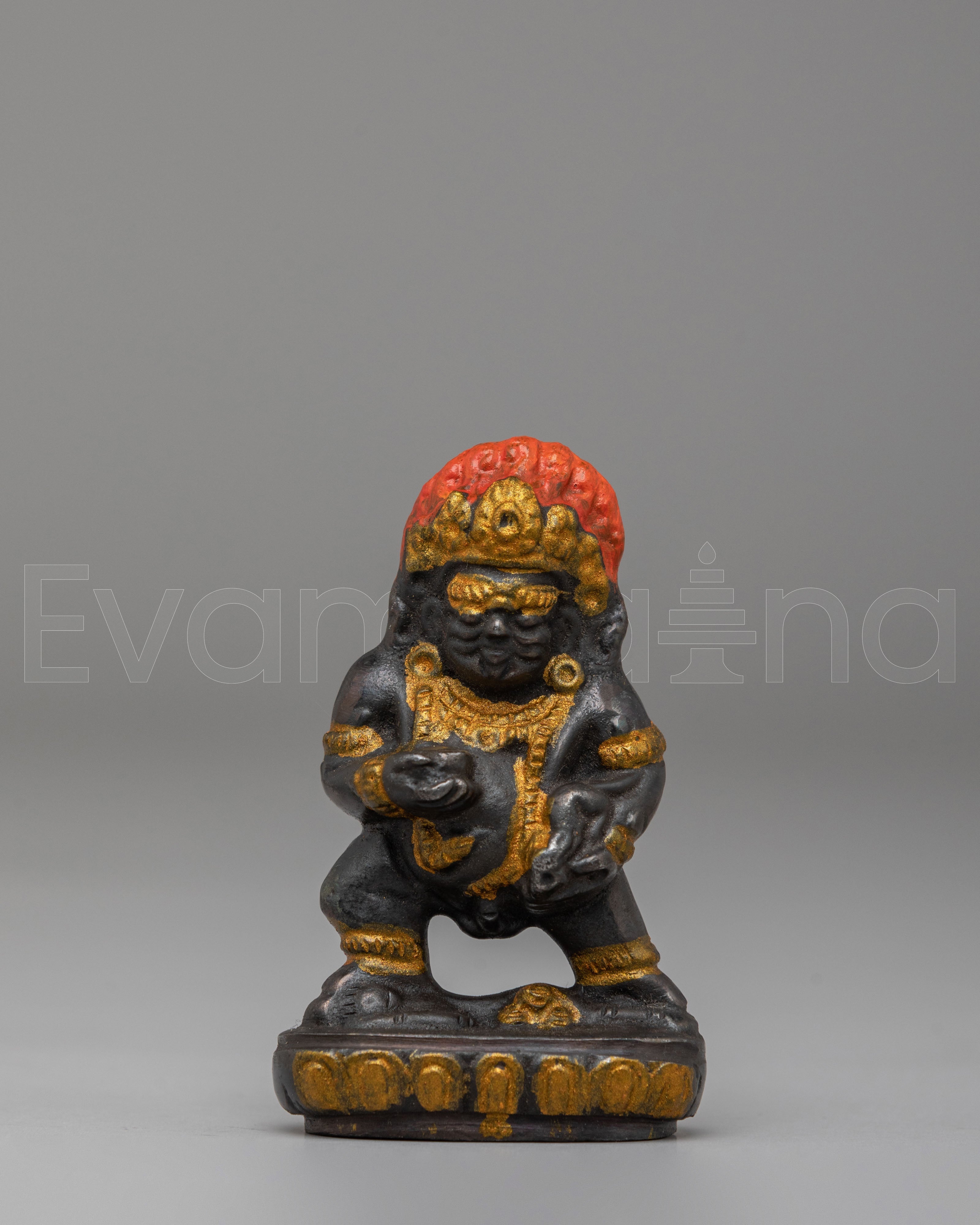 Sacred Black Dzambhala Statue