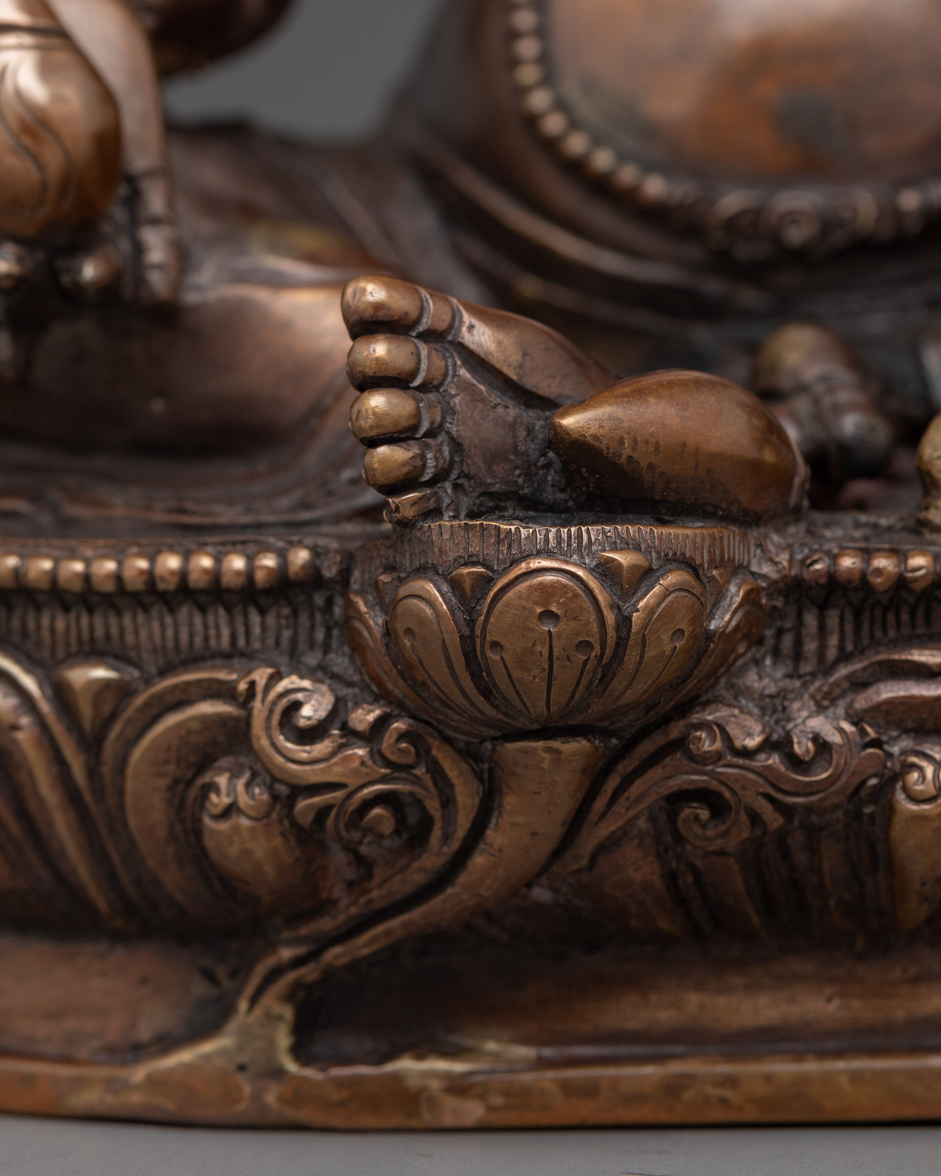 8.7 Inch Dzambhala Statue | Nepali Himalayan Art