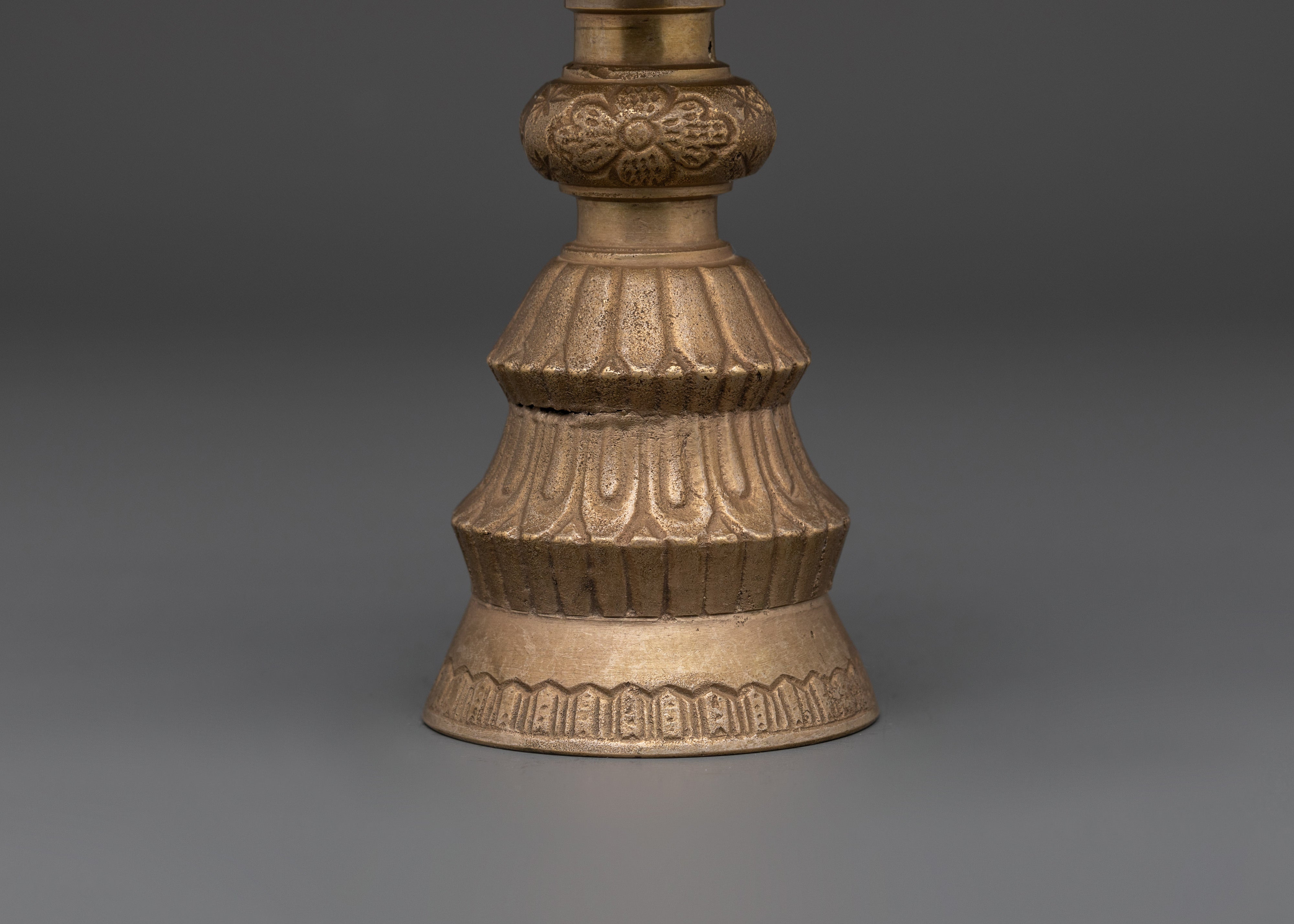 Spiritual Brass Butter Lamp | Tibetan Ritual Light Offering