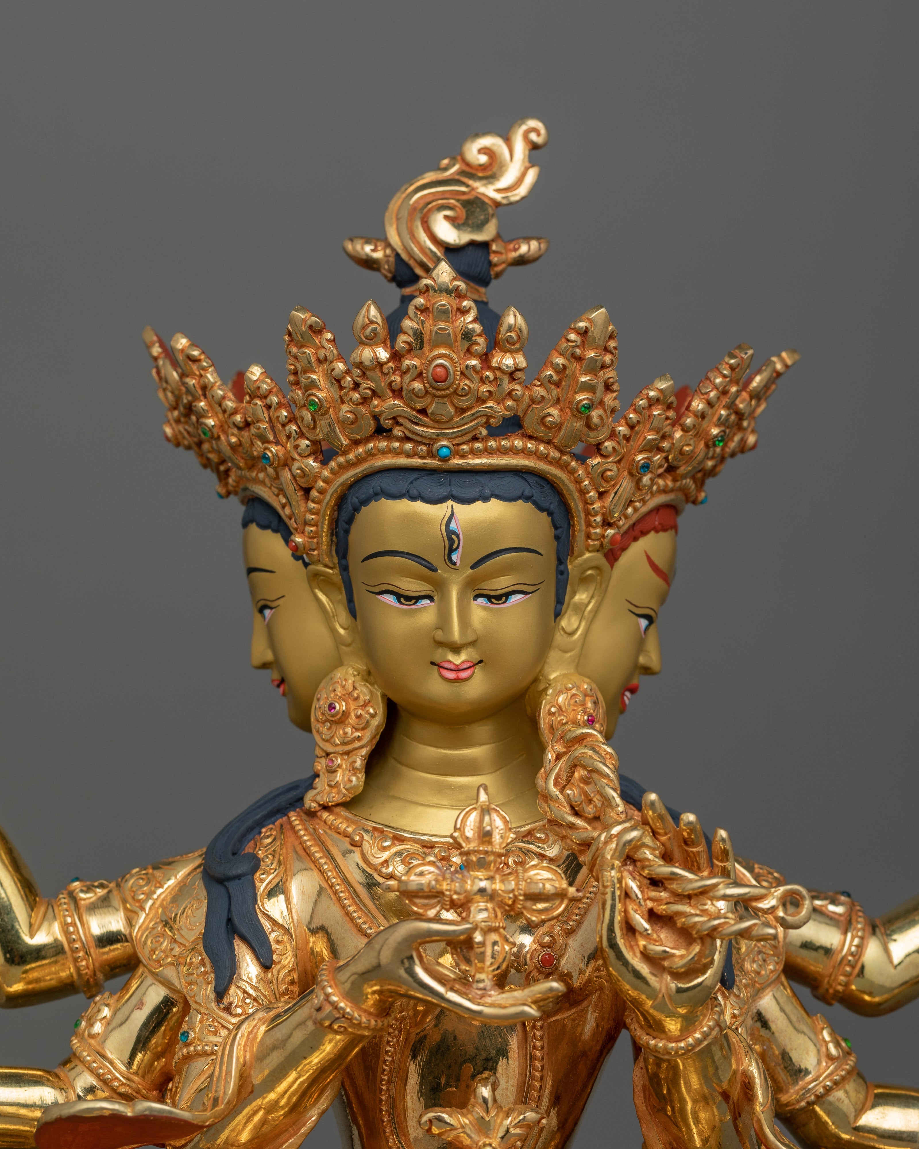 Deity Of Purification Namgyalma | Tibetan Long Life Deity Sculpture