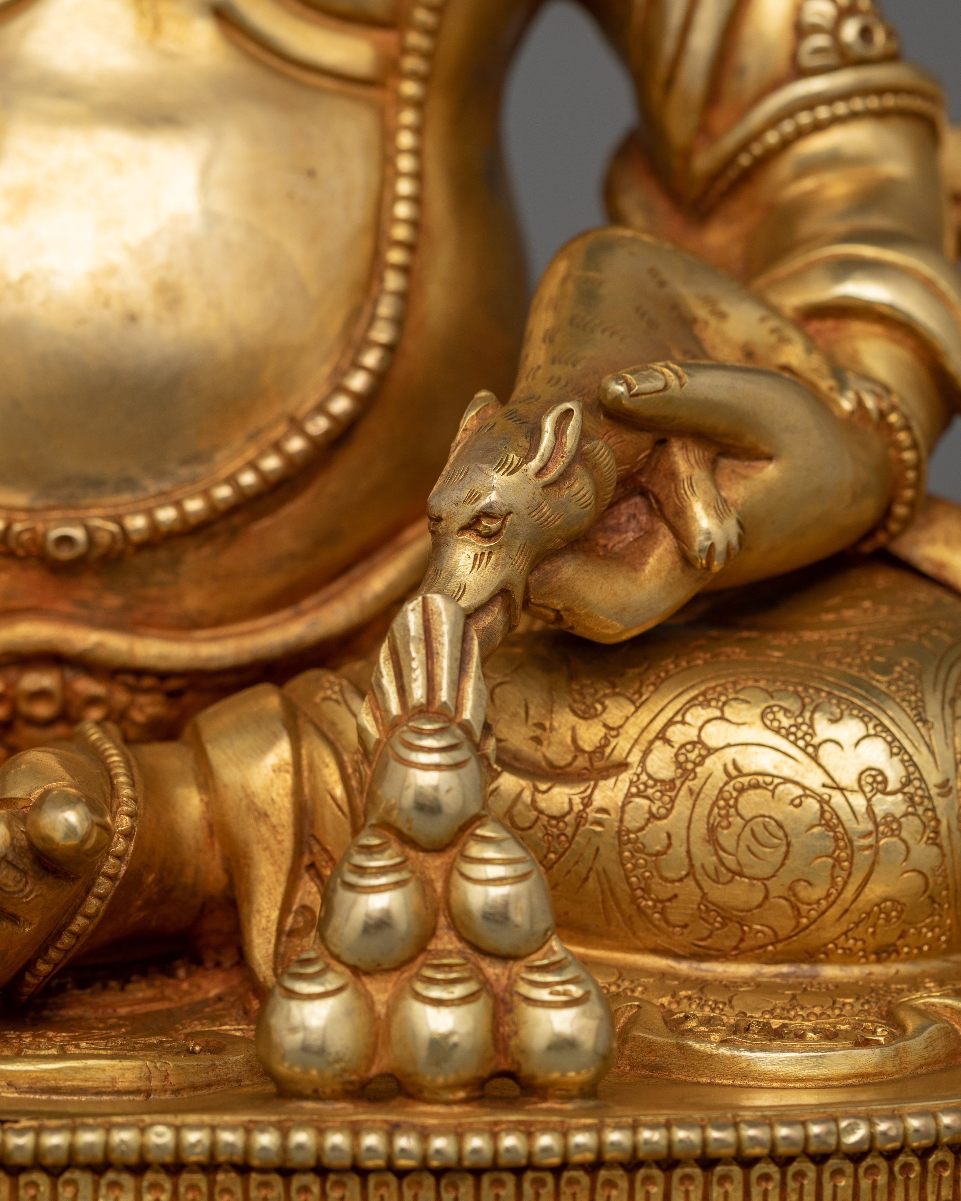 Sculpture of Wealth Deity Dzambhala | Buddha of Prosperity and Abundance