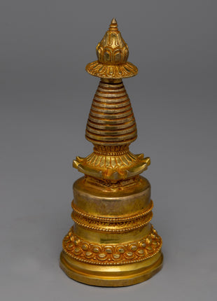 Tibetan Handmade Stupa  | Religious  Sculpture