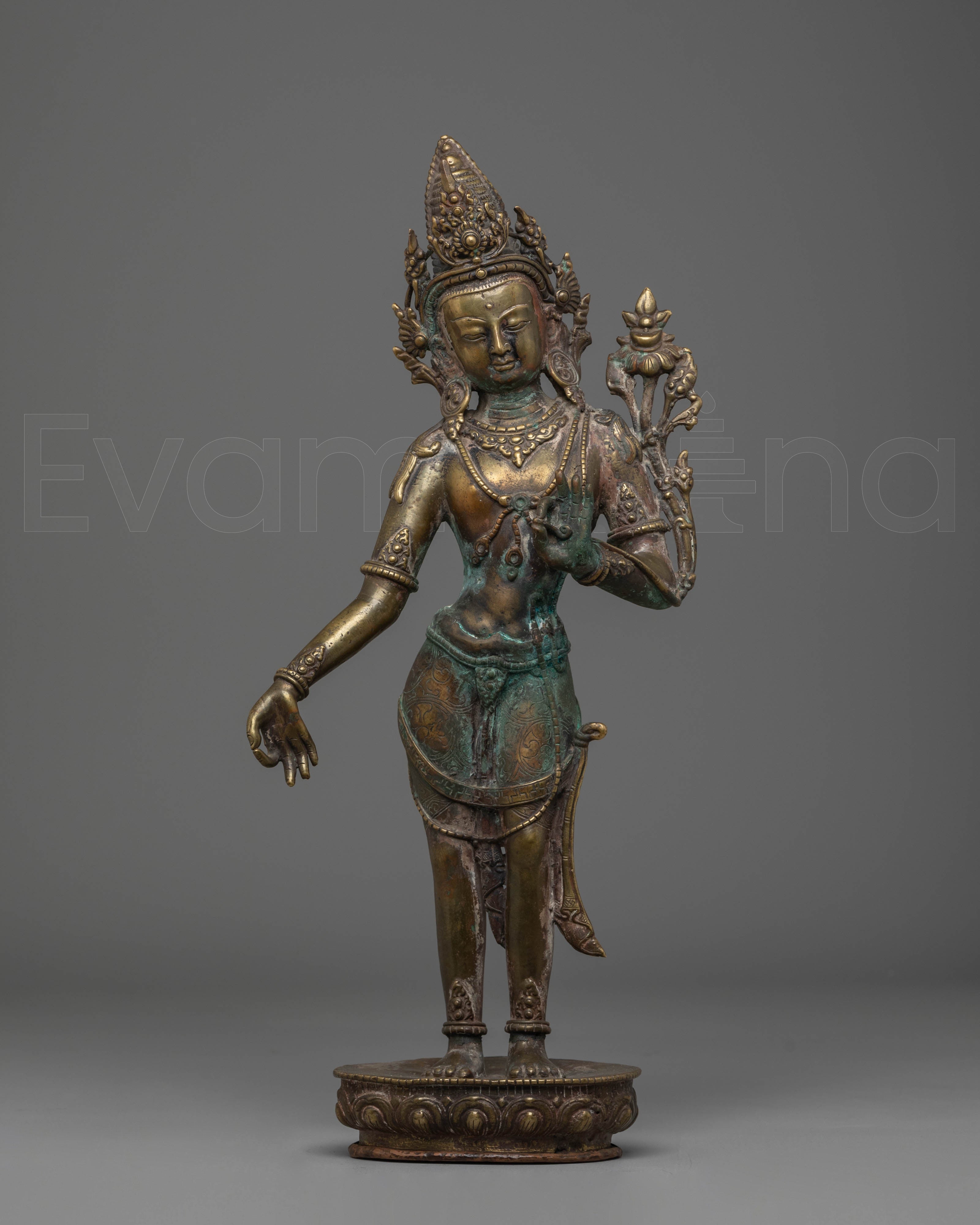 Green Tara Statue Protector from Suffering and Obstacles