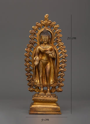 Dipankara Enlightened Deity Statue | Buddha of Light and Wisdom