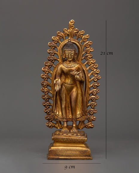 Dipankara Enlightened Deity Statue | Buddha of Light and Wisdom
