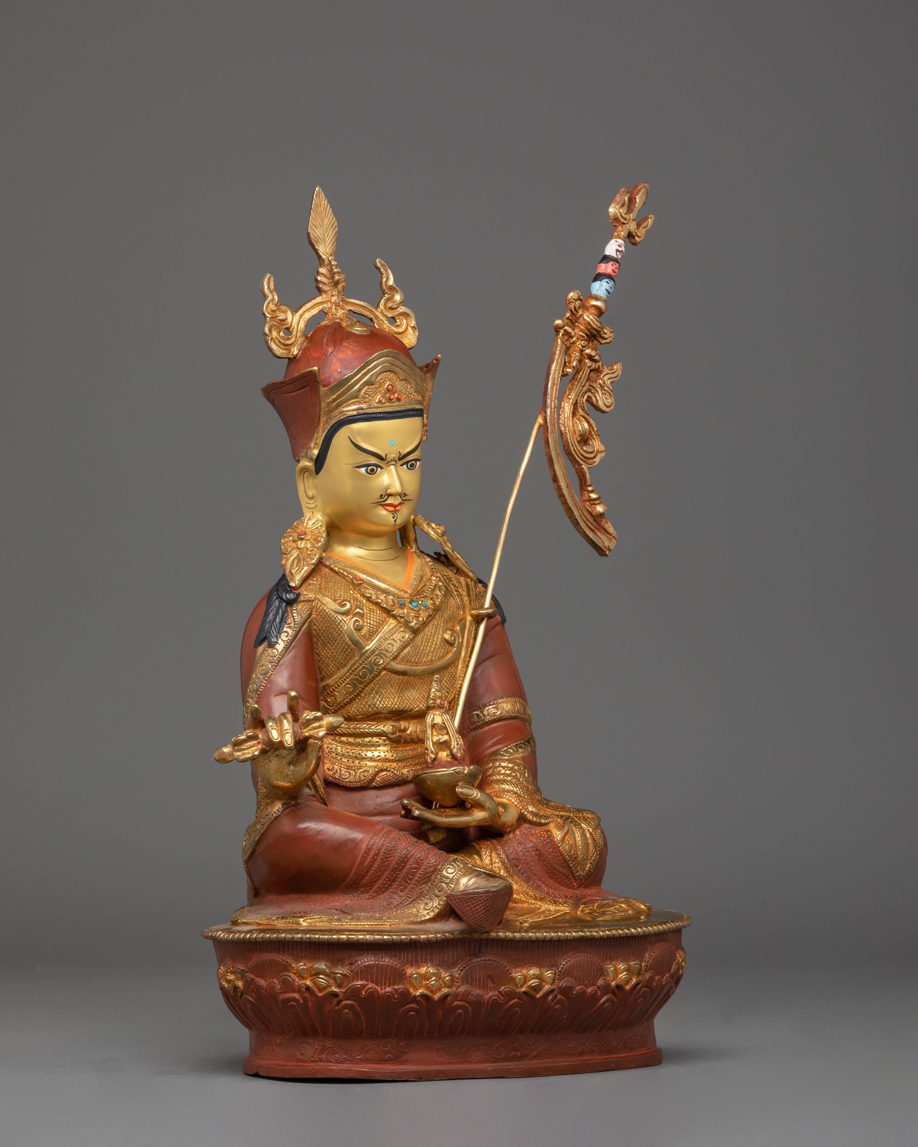 Guru Gyalpo Golden Statue | The Precious Master