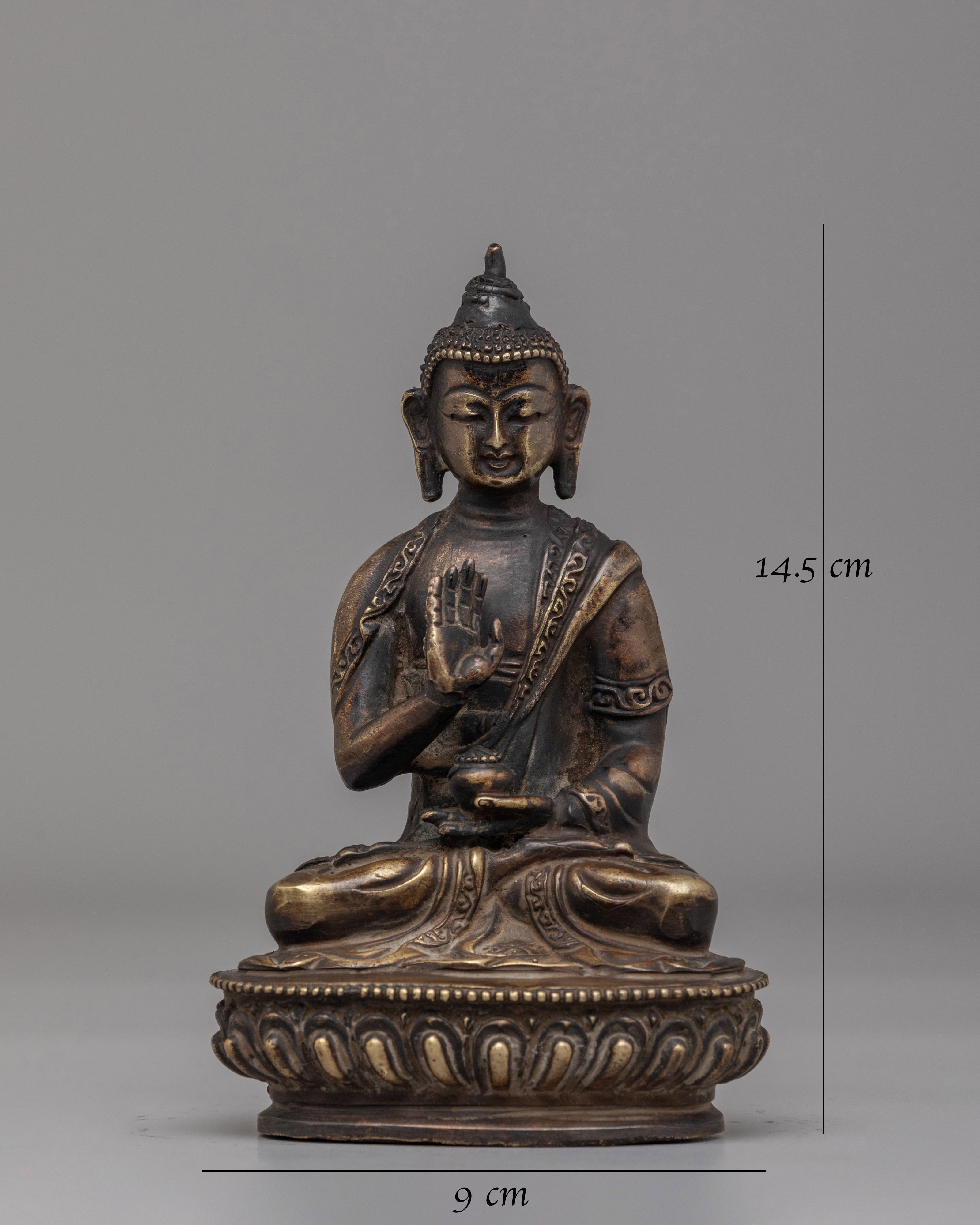 Amogasiddhi Buddha Statue for Protection | Symbol of Spiritual Growth