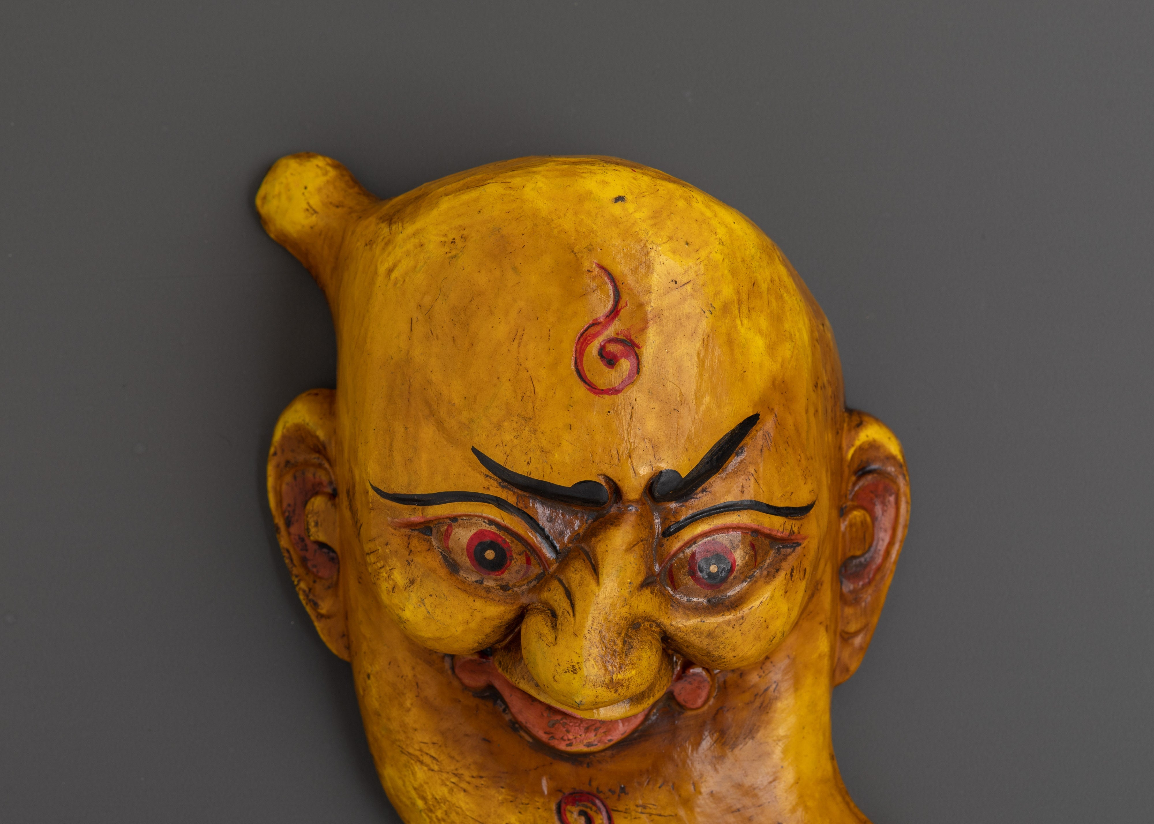 Traditional Tribal Wall Hanging Mask | Handcrafted Wooden Mask Decor