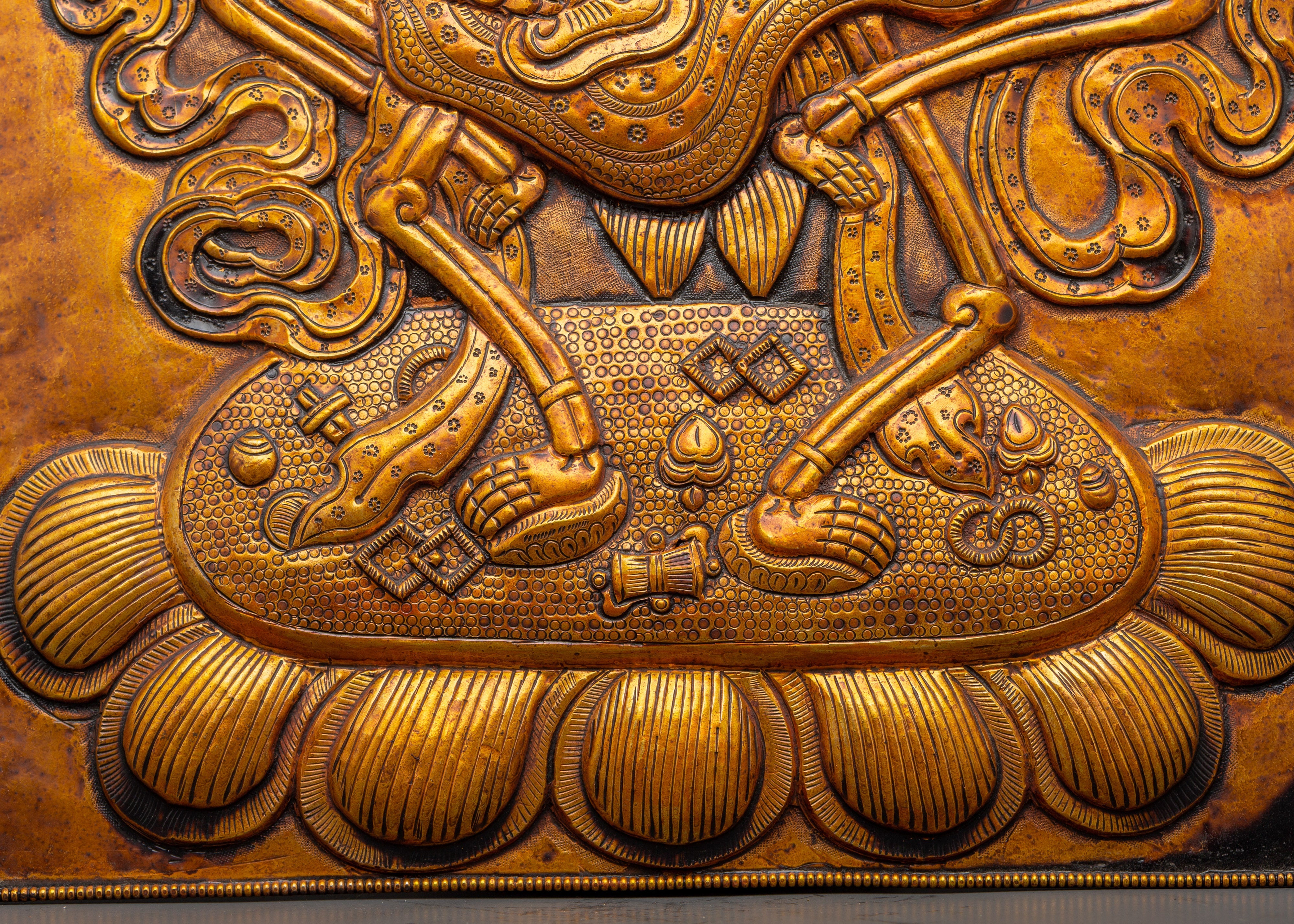 Chitipati Gold Plated Wall Hanging | Symbol of Impermanence