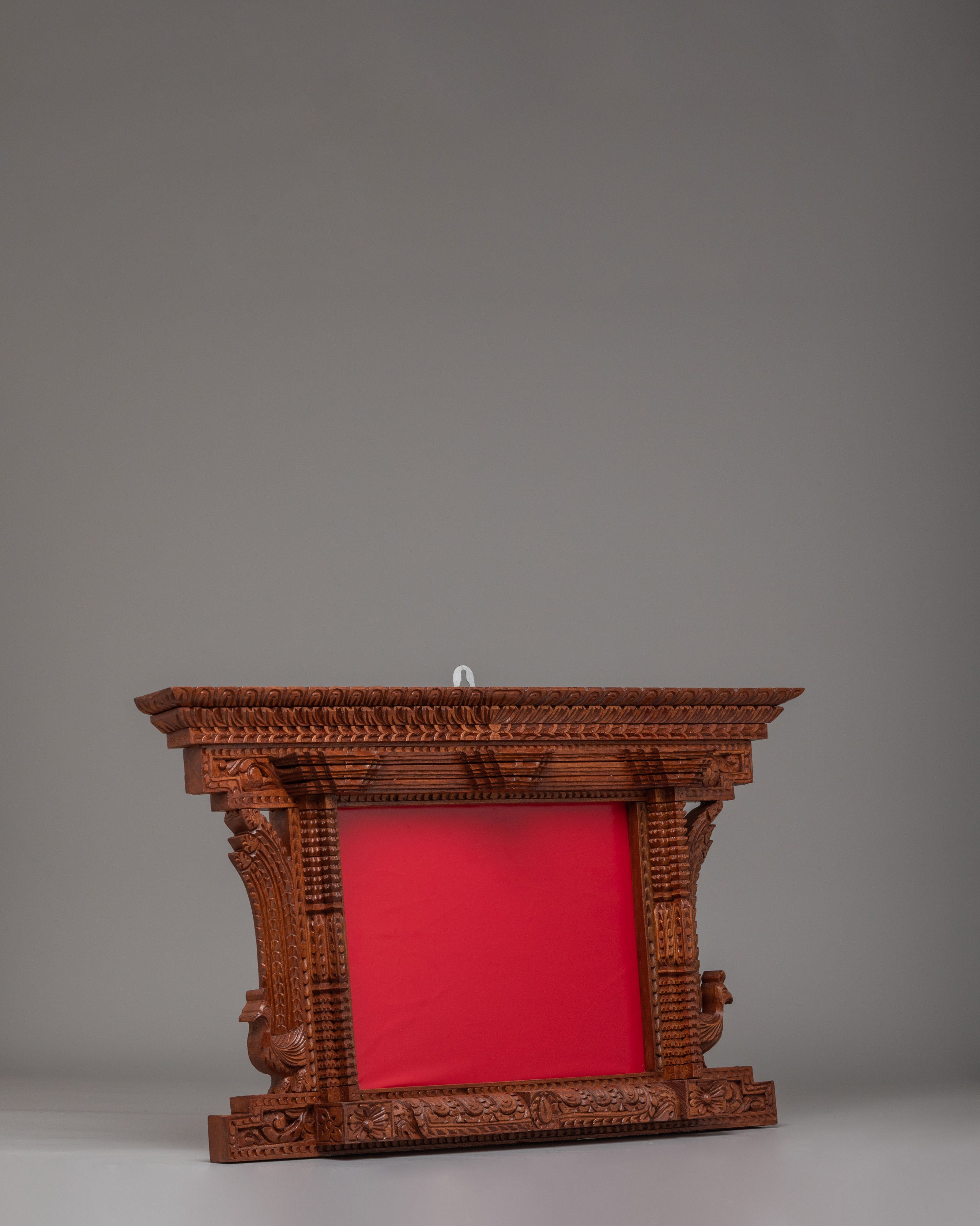 Decorative Wall Hanging Photo Frame | Hand Carved Wooden Display