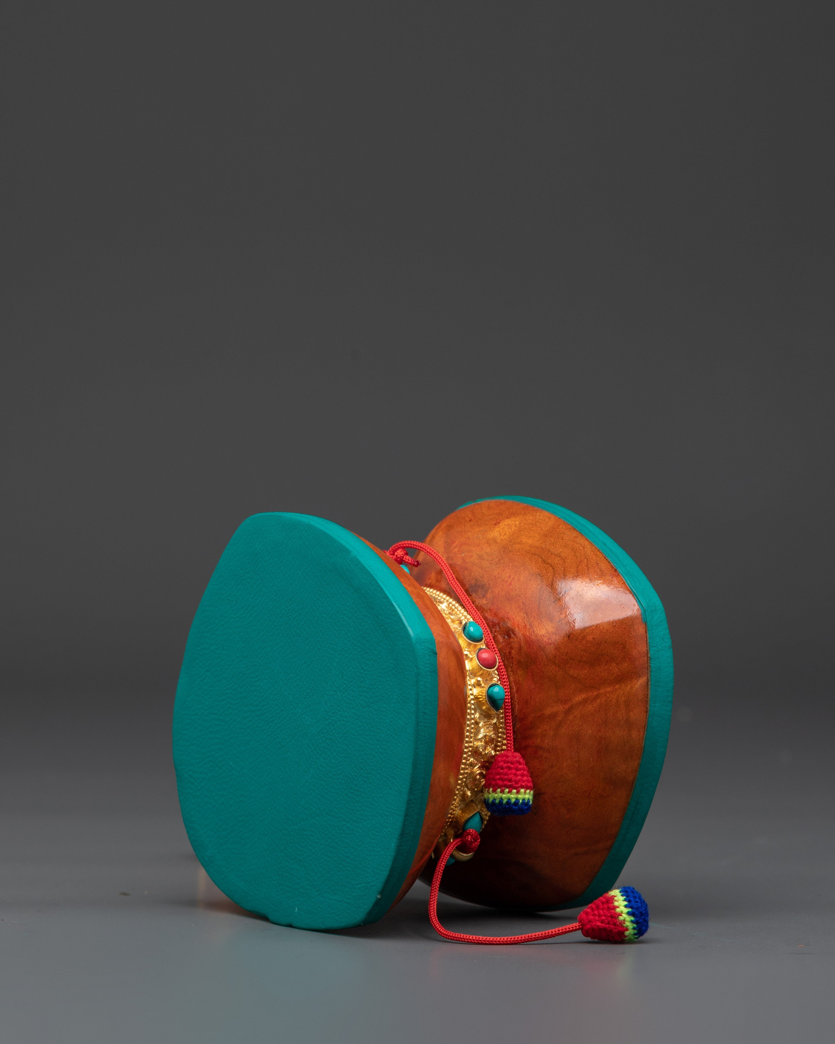 Traditional Buddhist Damaru | Rituals and Meditation Sacred Tool