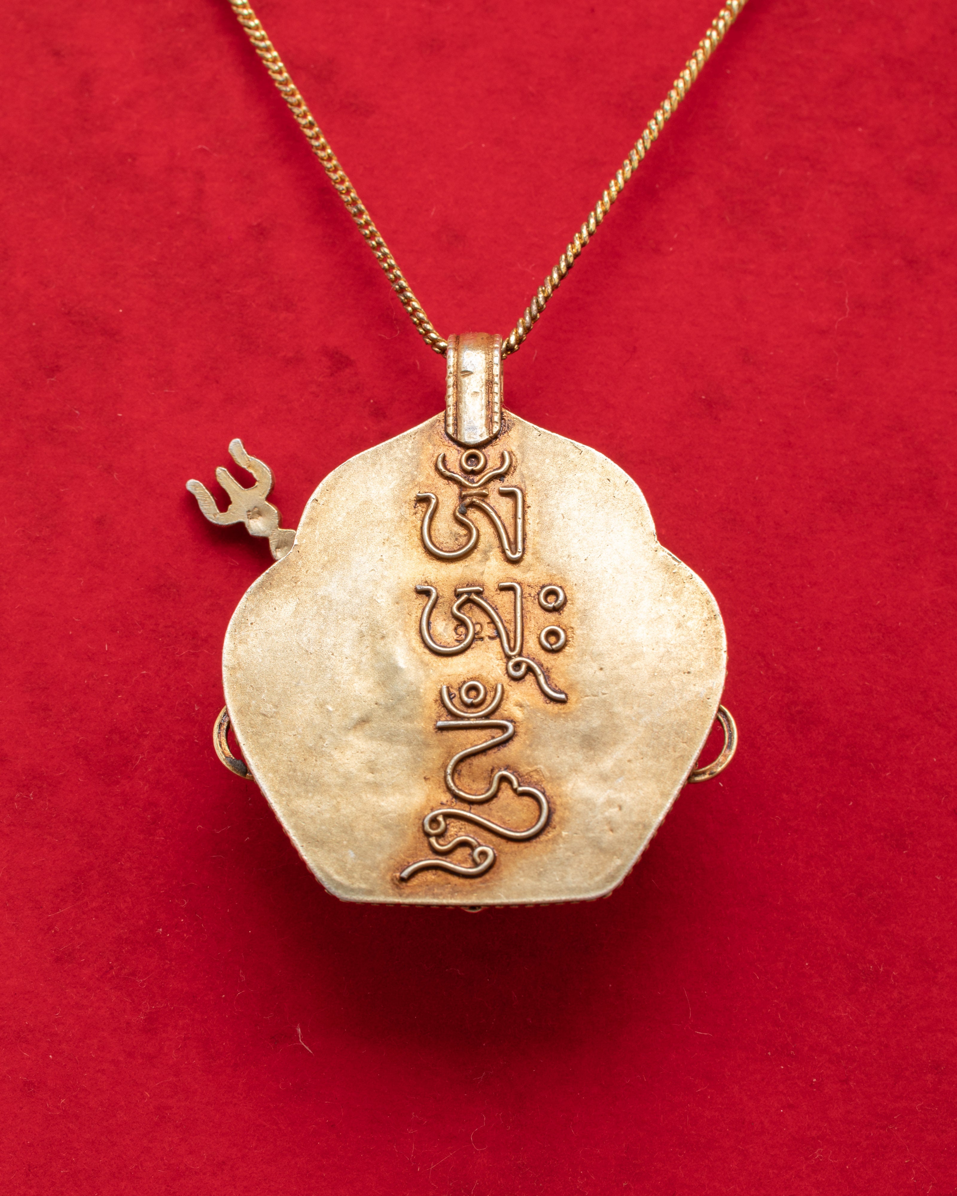 Spiritual Guru Rinpoche Amulet Locket | Padmasambhava Buddhist Protection Pendant