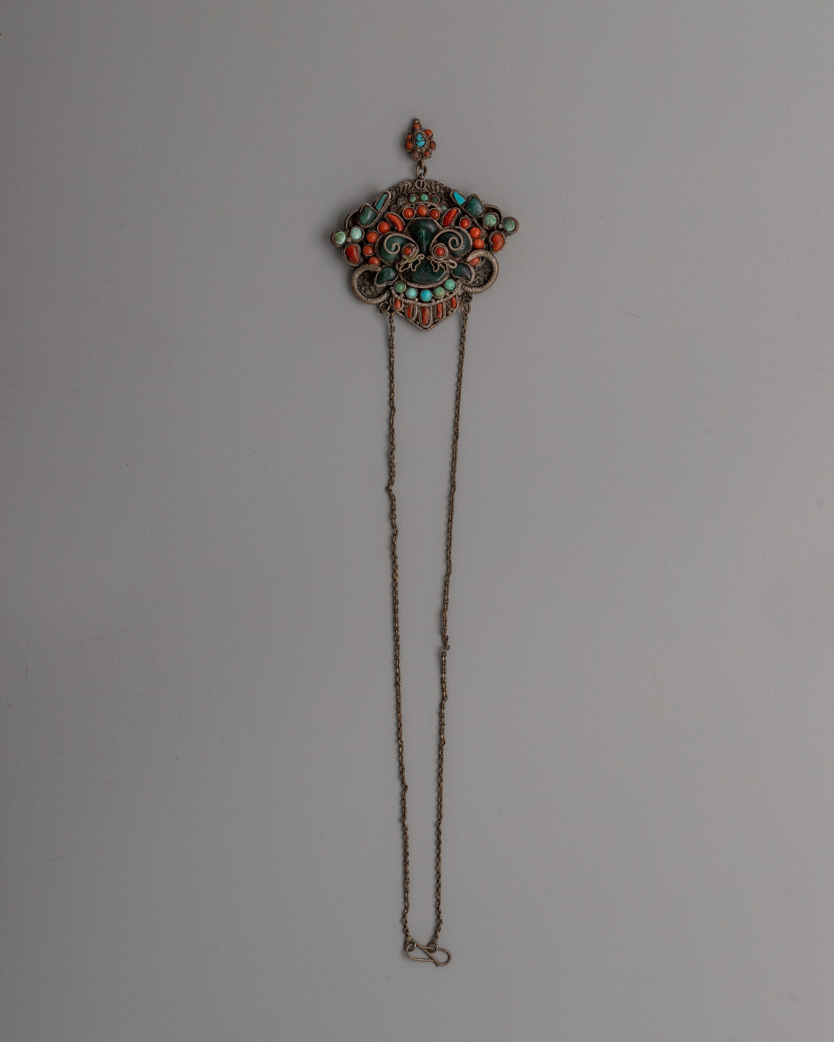 Tibetan Garuda Dharma Locket | Spiritual Connection and Protection Accessory