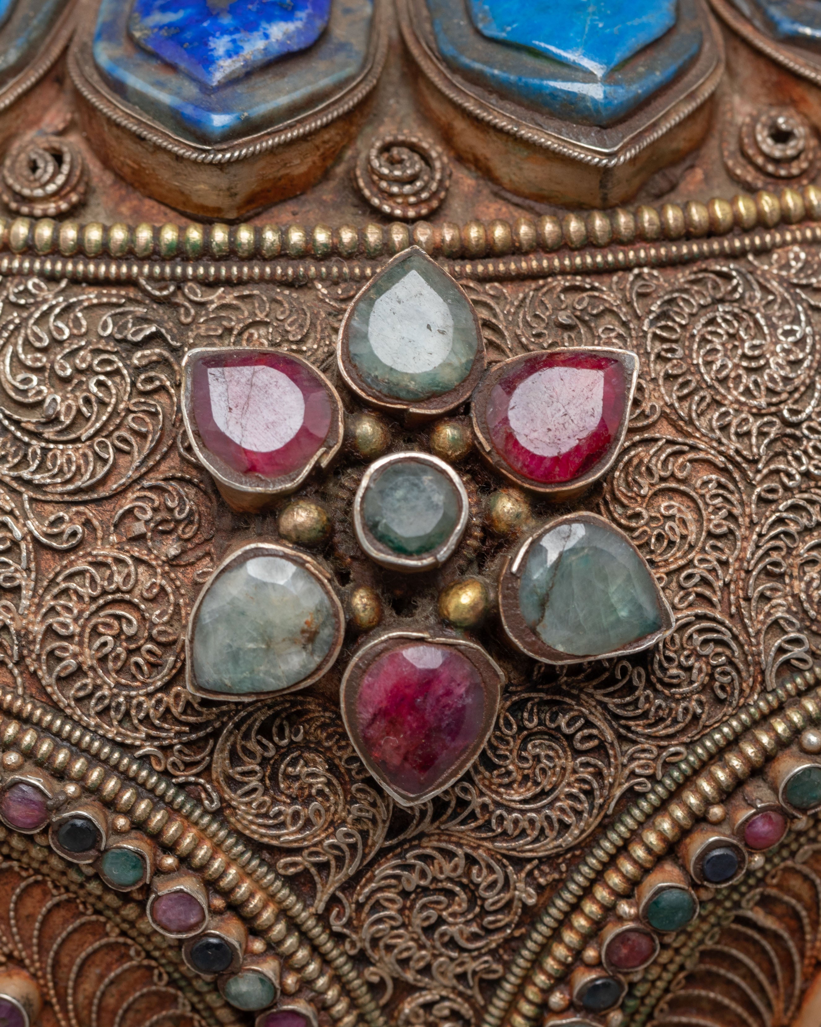 Tibetan Buddhist Dhupur Rice Pot | Himalayan Ritual Offering Vessel