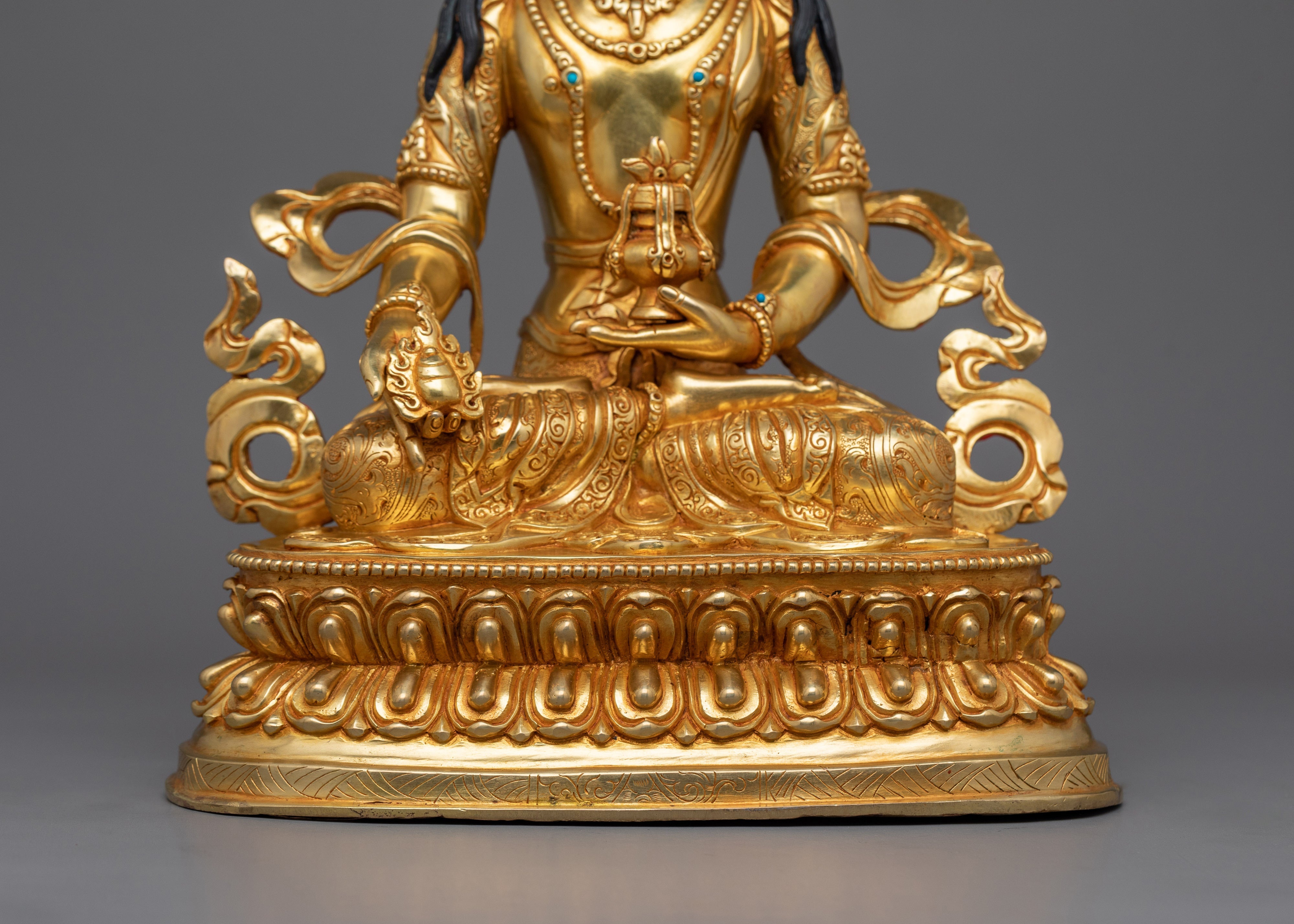 Tibetan Hand-crafted Kshitigarbha Statues | Tibetan Altar Zen Decor