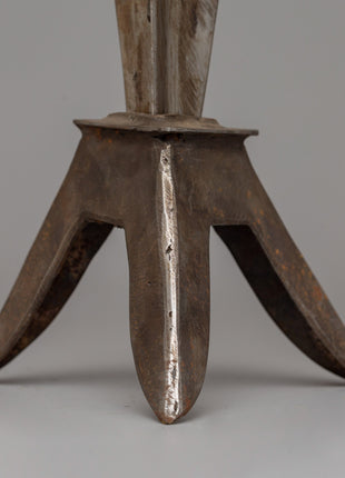 Multi Faced Iron Kila | Traditional Tibetan Tool for Energy Balancing and Rituals