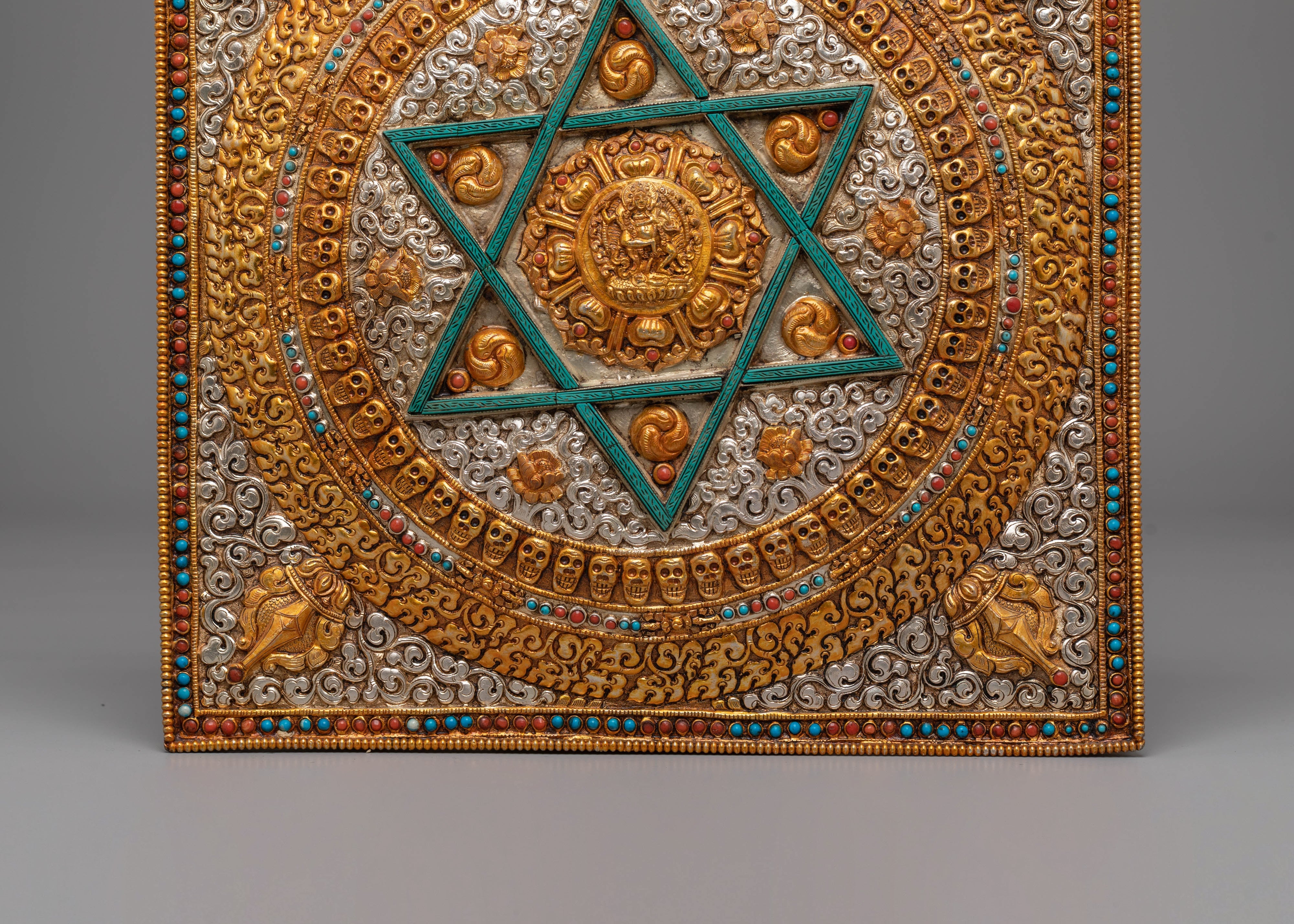 Handcrafted Wall Hanging Buddhist Mandala | Sacred Artwork for Spiritual Spaces