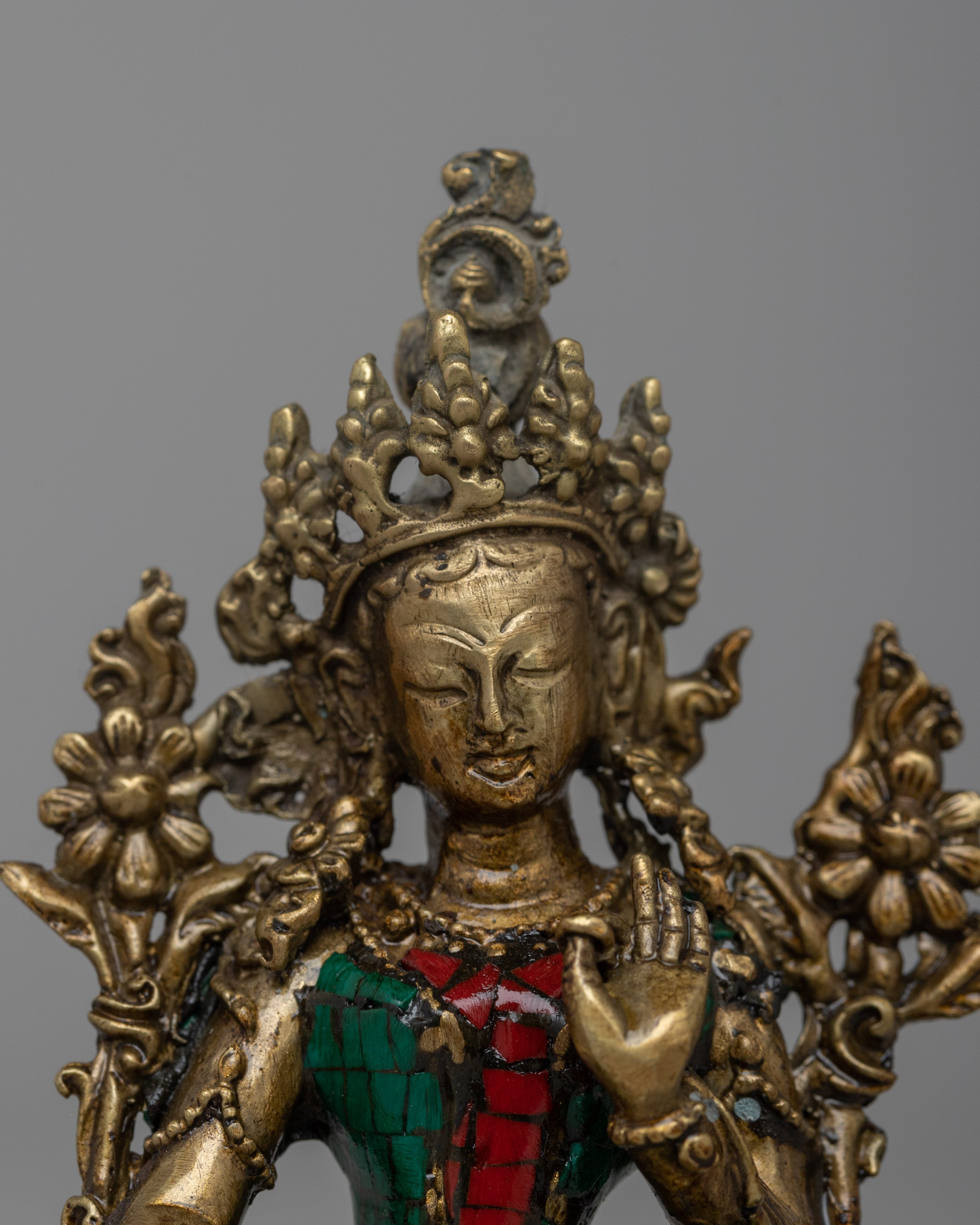 Exquisite Handcrafted White Tara Statue | Perfect for Meditation, Altars, and Spiritual Decor