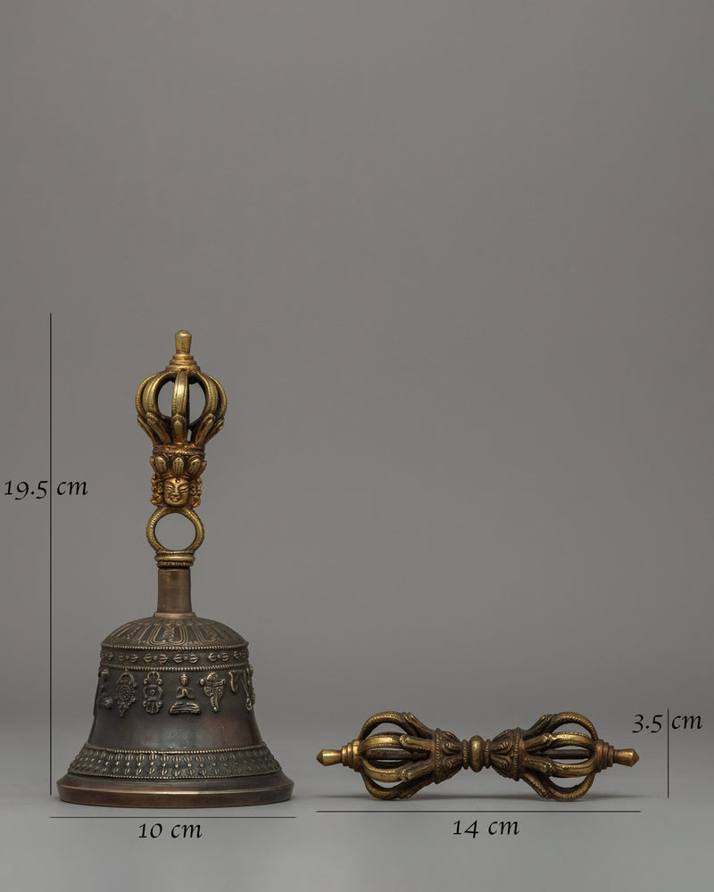 Vajra and Bell Set | A Sacred Pair for Rituals