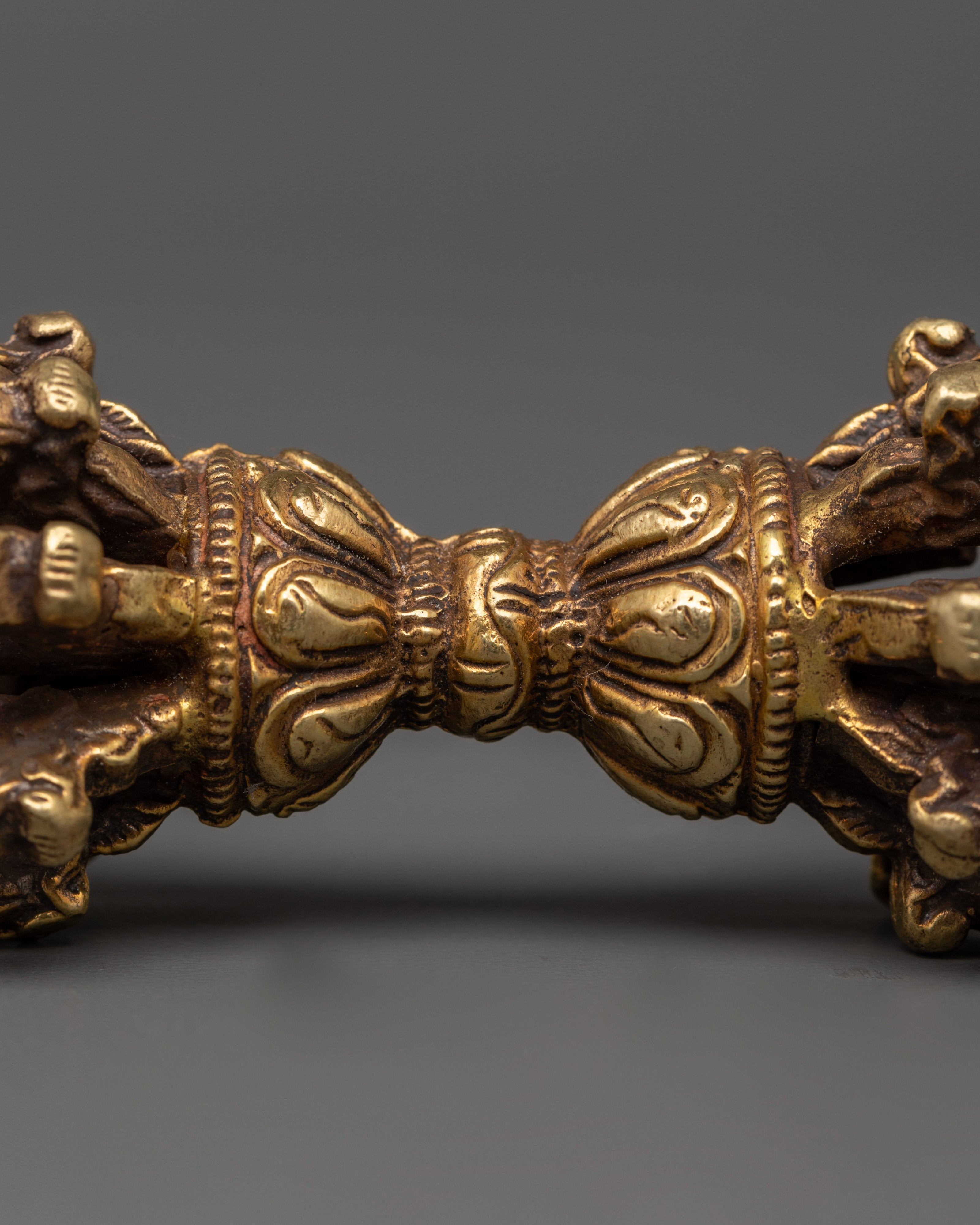 Tibetan Brass Vajra Dorje | Spiritual Artifact