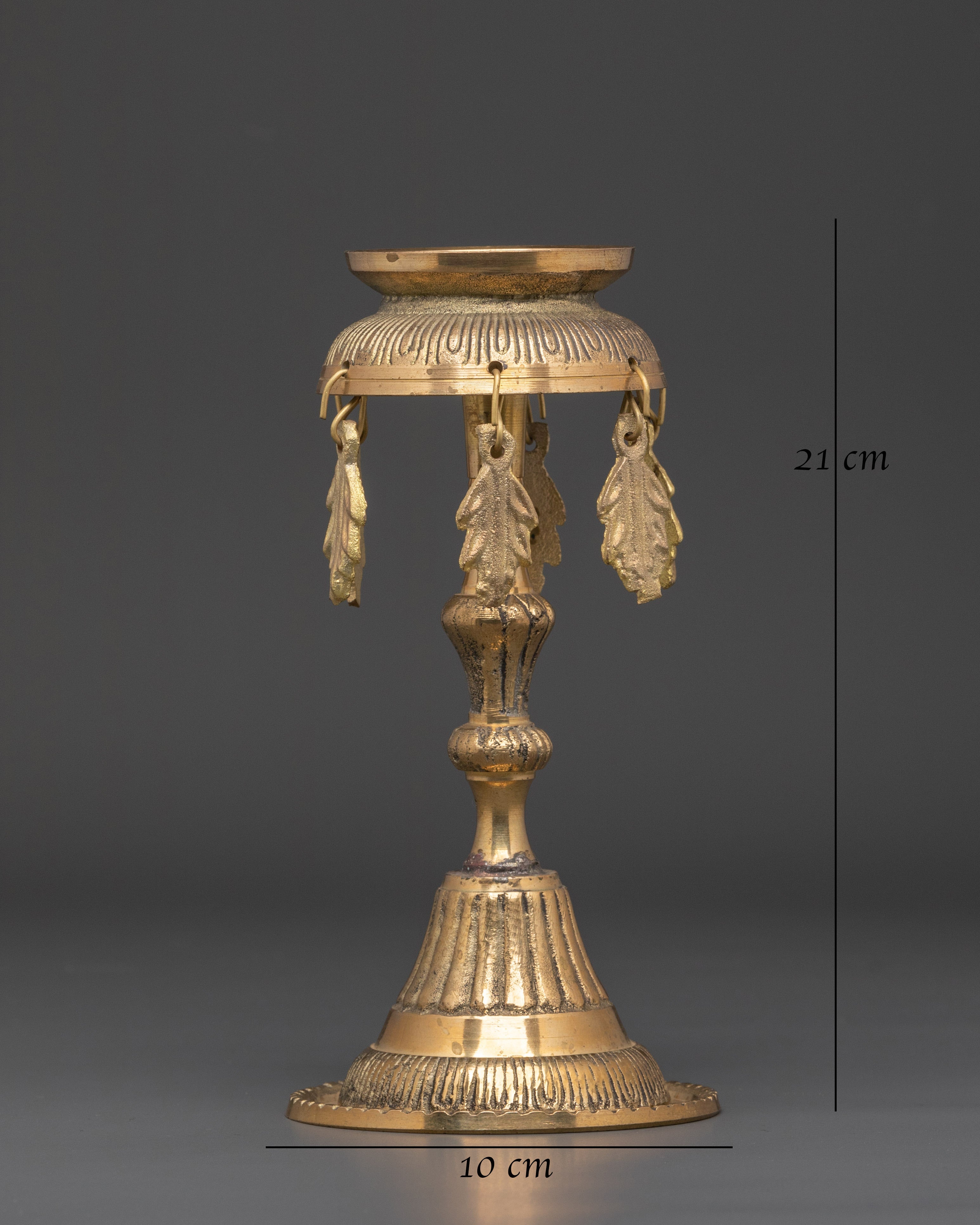 Traditional Oil Lamp | Ritual Lamp for Puja and Meditation Altars