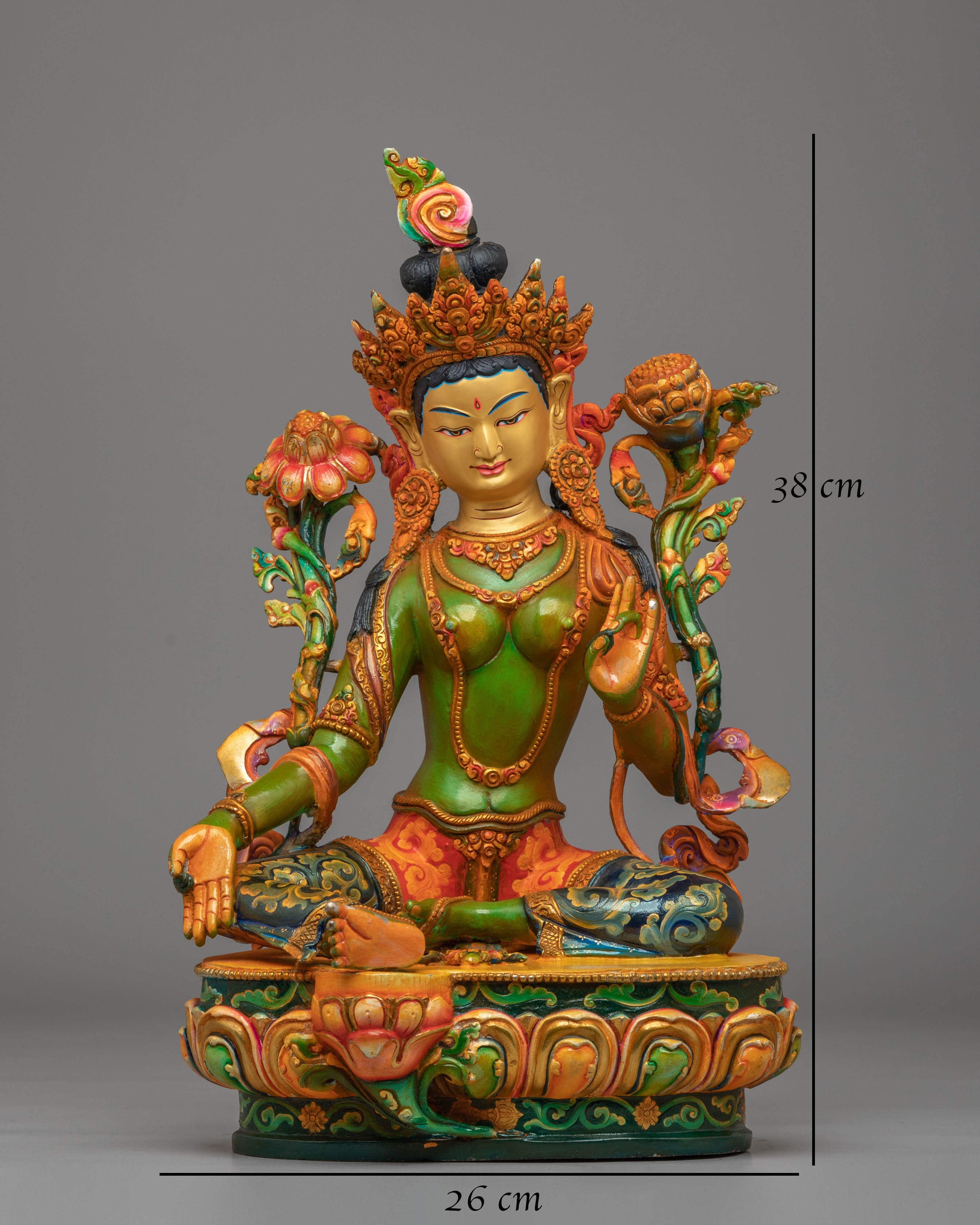 Shyama Tara Statue Mother of All Buddhas | Sacred Tibetan Art for Your Altar