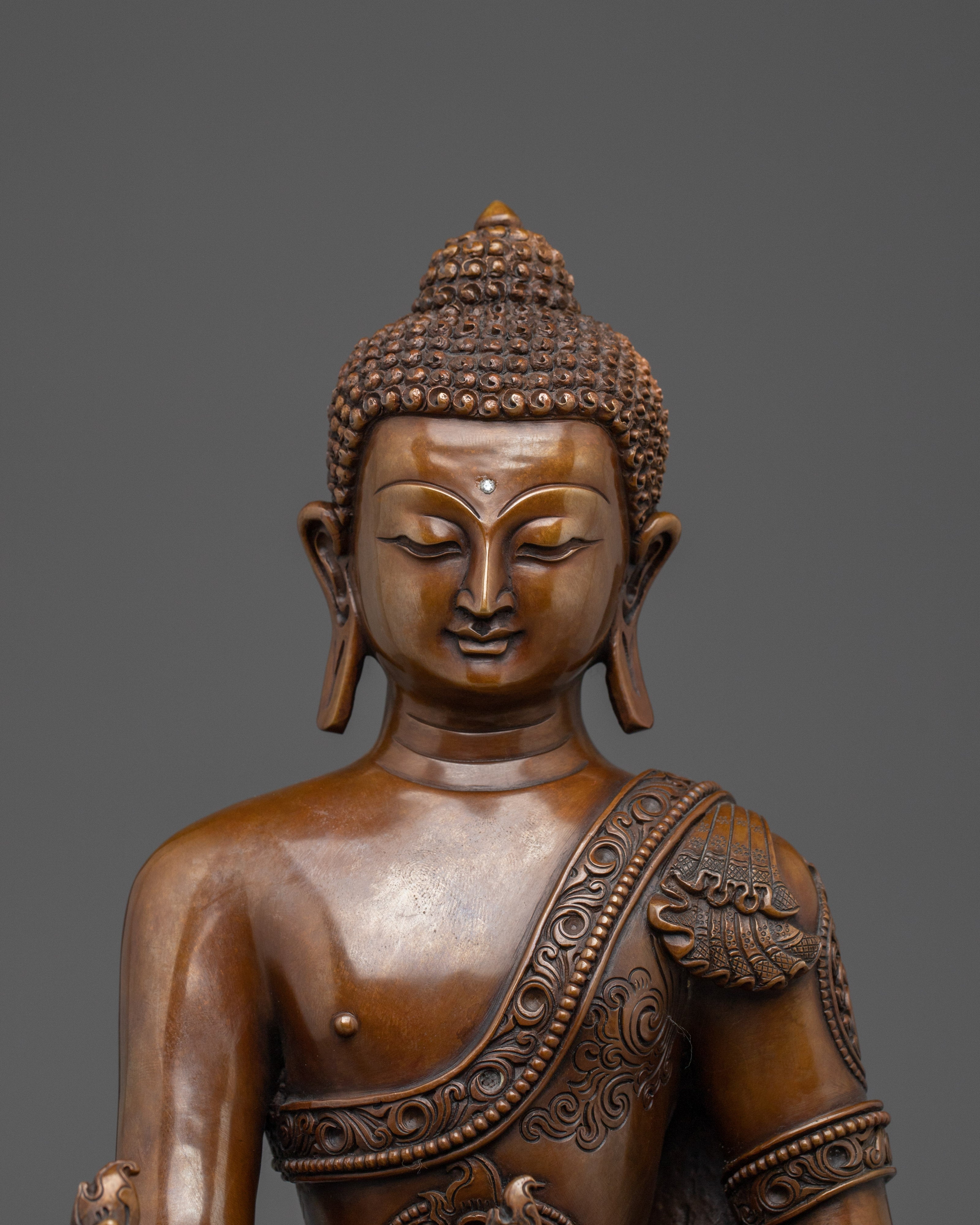 Longevity Medicine Buddha Sculpture | Bhaisajyaguru Statue