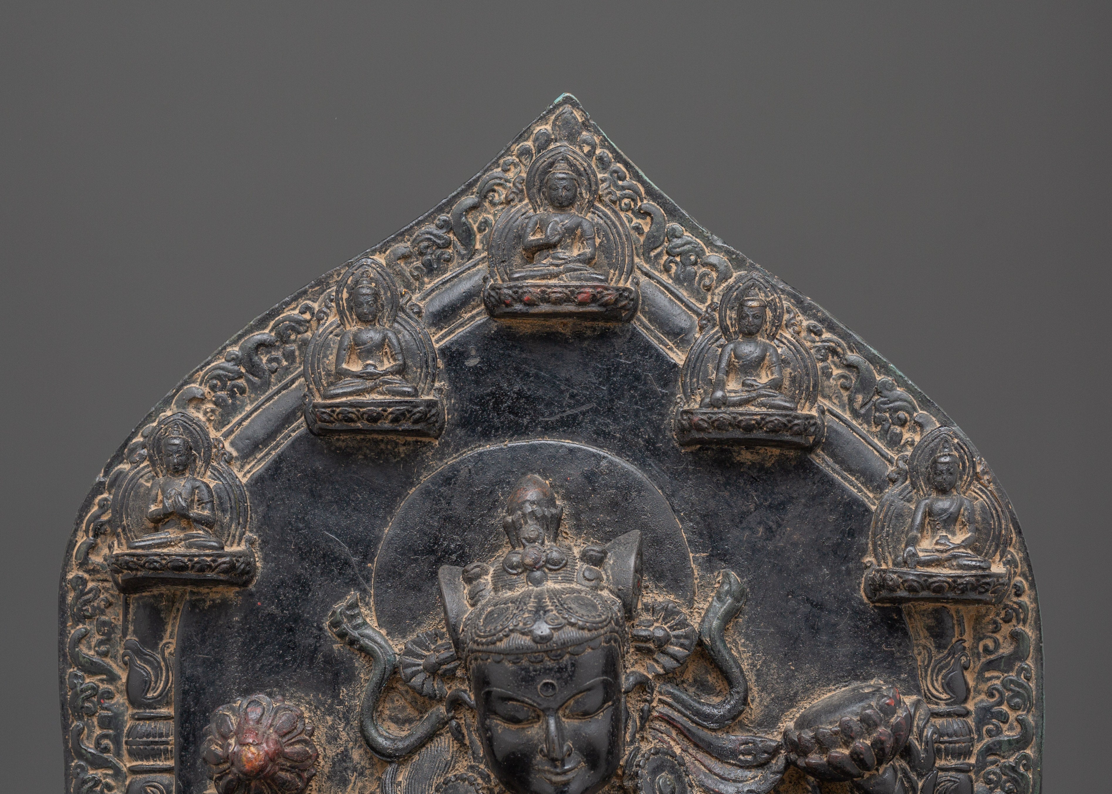 Compassion Deity Green Tara on Throne | Shyama Tara Sculpture