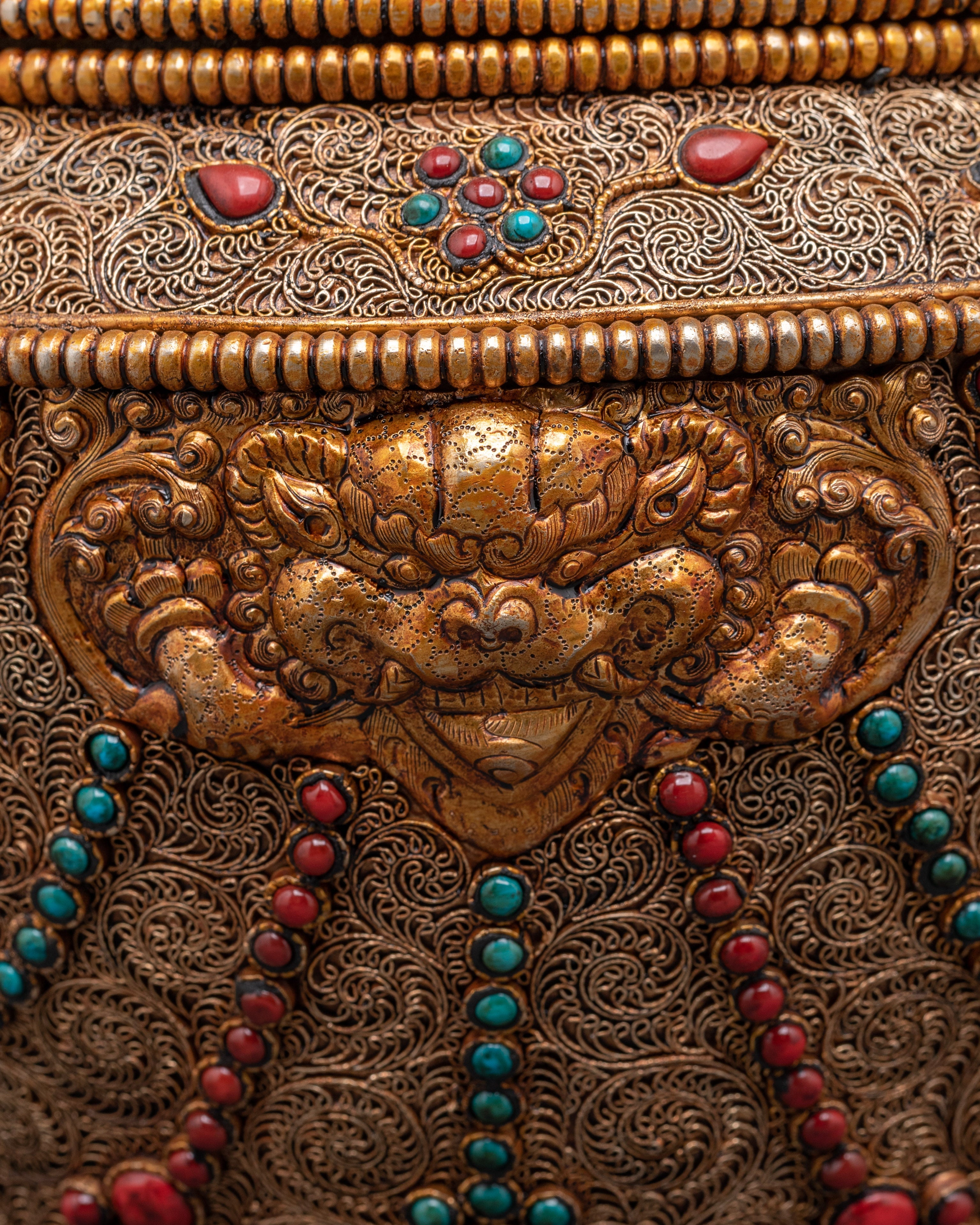 Traditional Ceremonial Rice Pot | Spiritual Ritual and Offering Pot