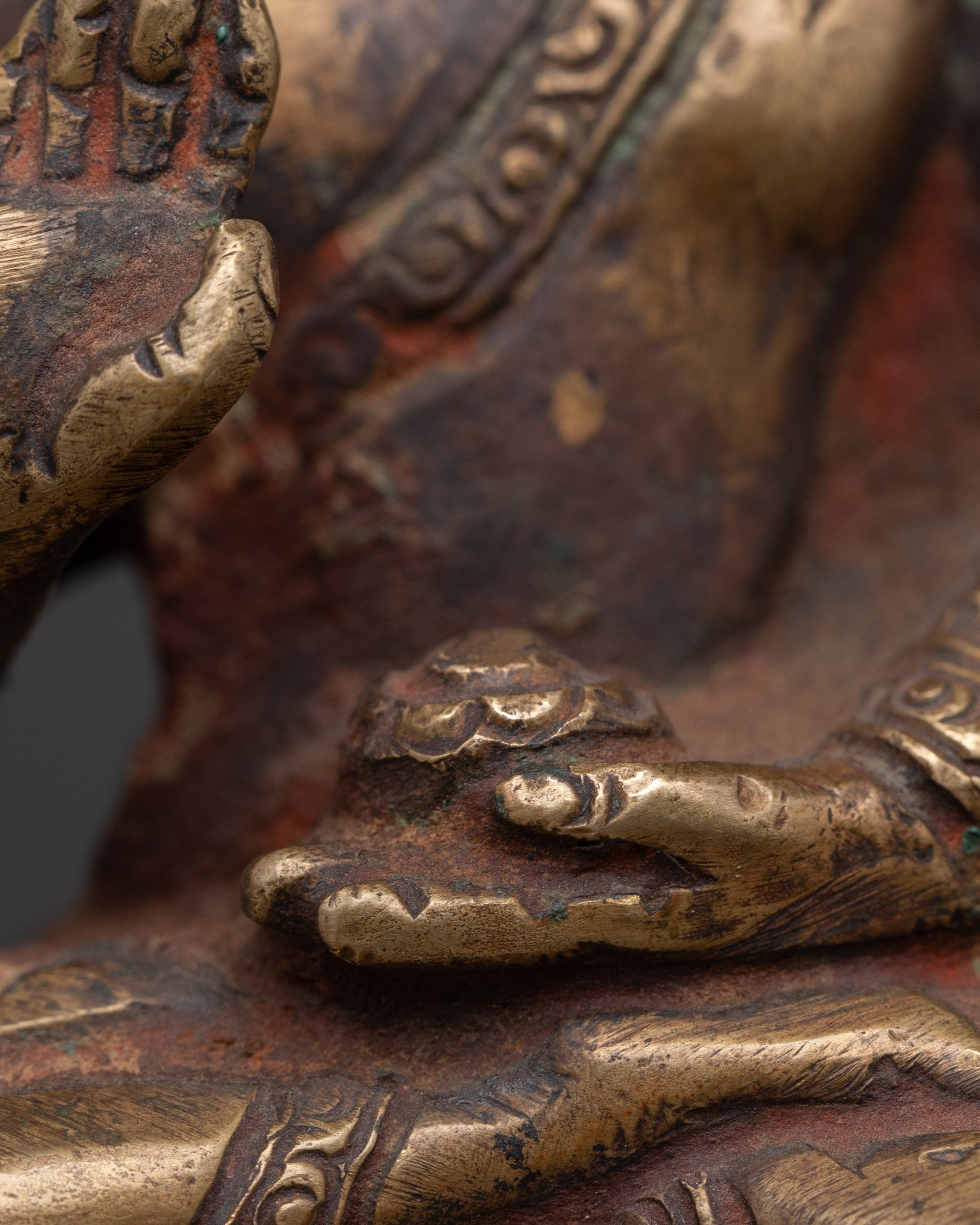 Amoghasiddhi Dhyani Buddha Statue | Symbol of Fearlessness and Success