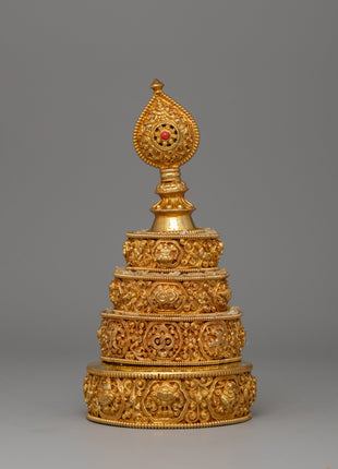 Mandala Set for Buddhist Rituals | Handcrafted Offering Tools for Prayer and Meditation