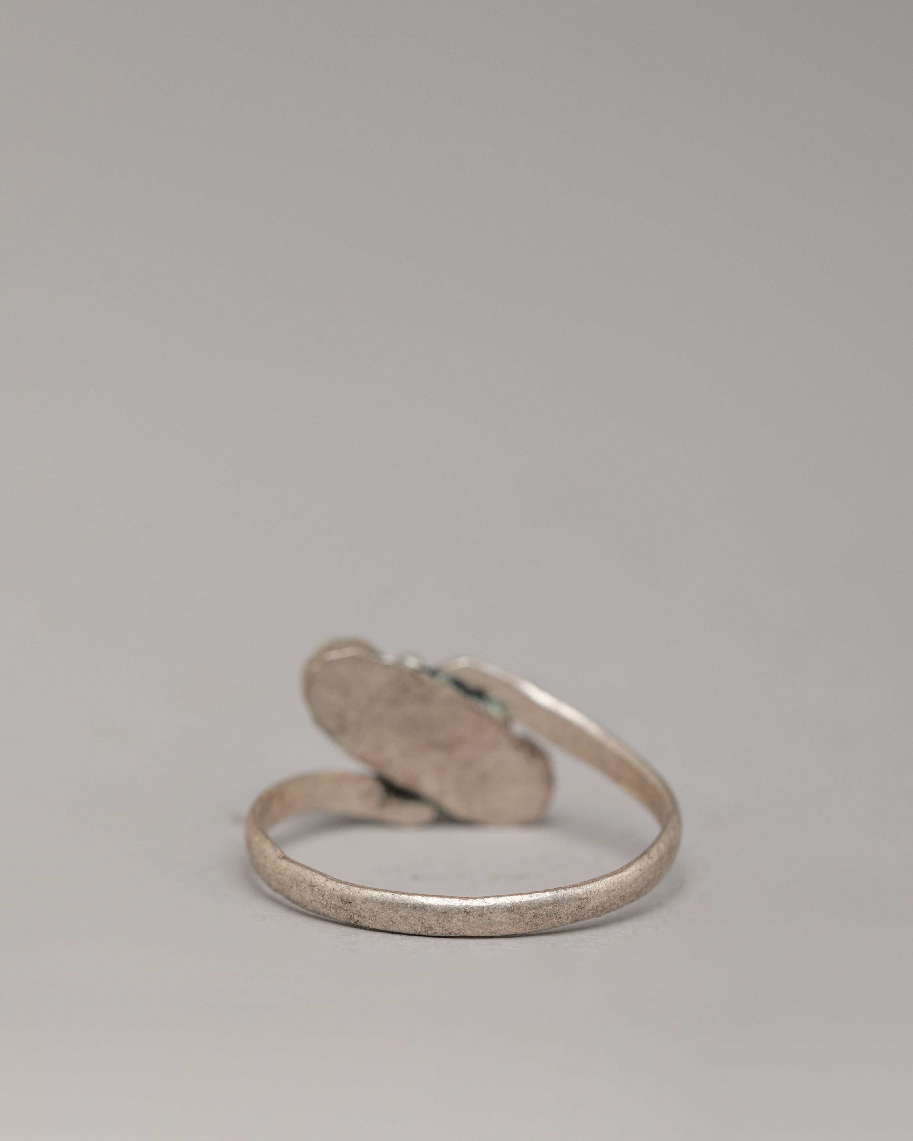 Handcrafted Himalayan Ring | Natural Stone Zircon Jewelry