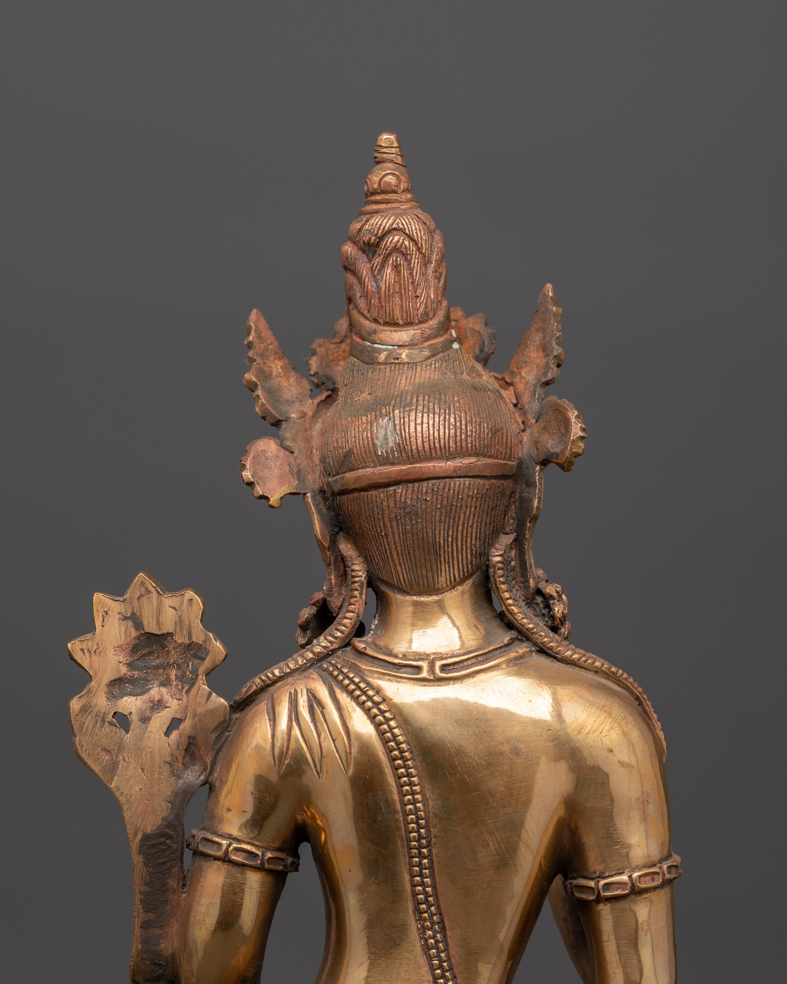 Fearless Compassion Copper Lokeshwor | Tibetan Bodhisattva