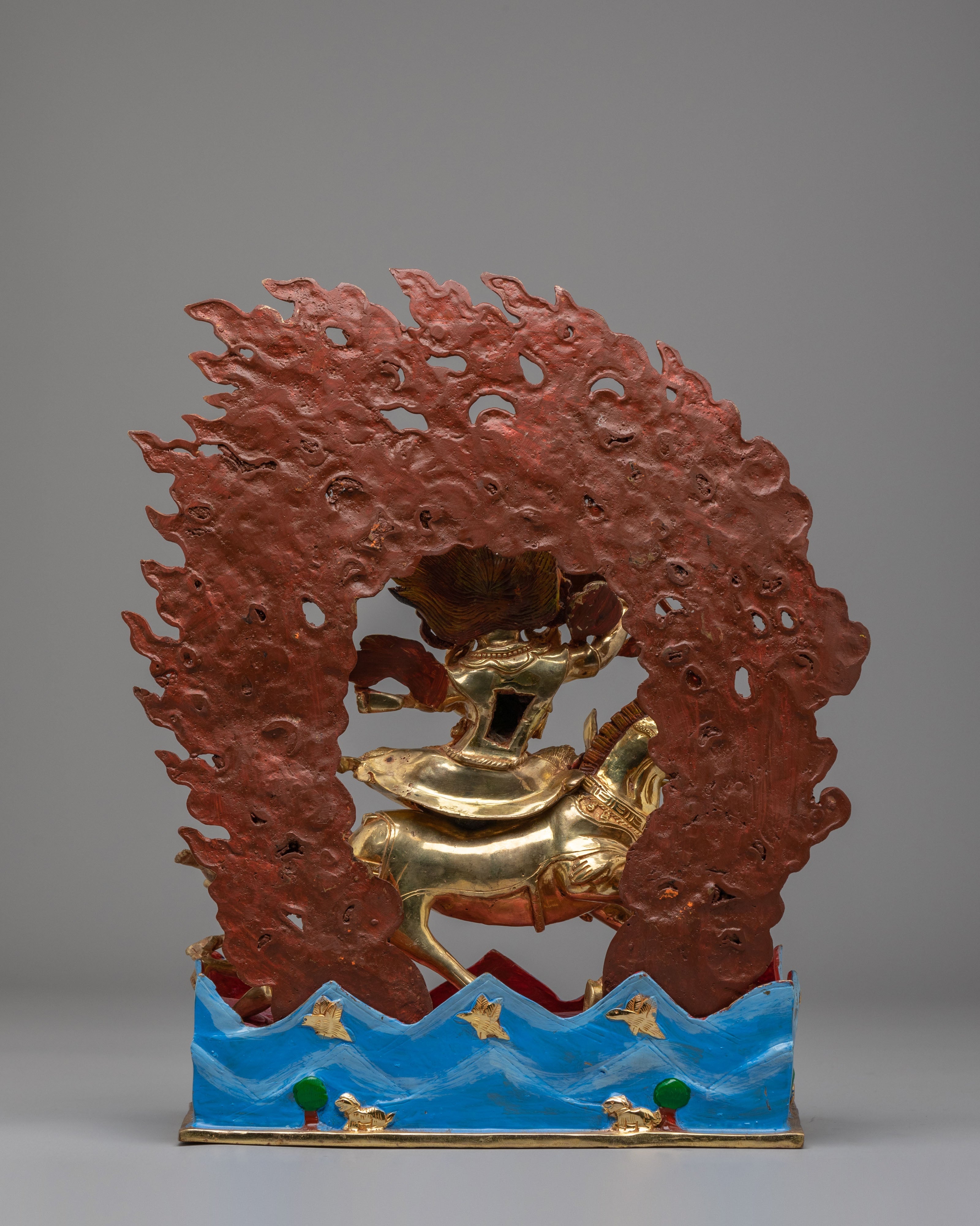 Tibetan Palden Lhamo Sculpture | Handmade Tibetan Artwork