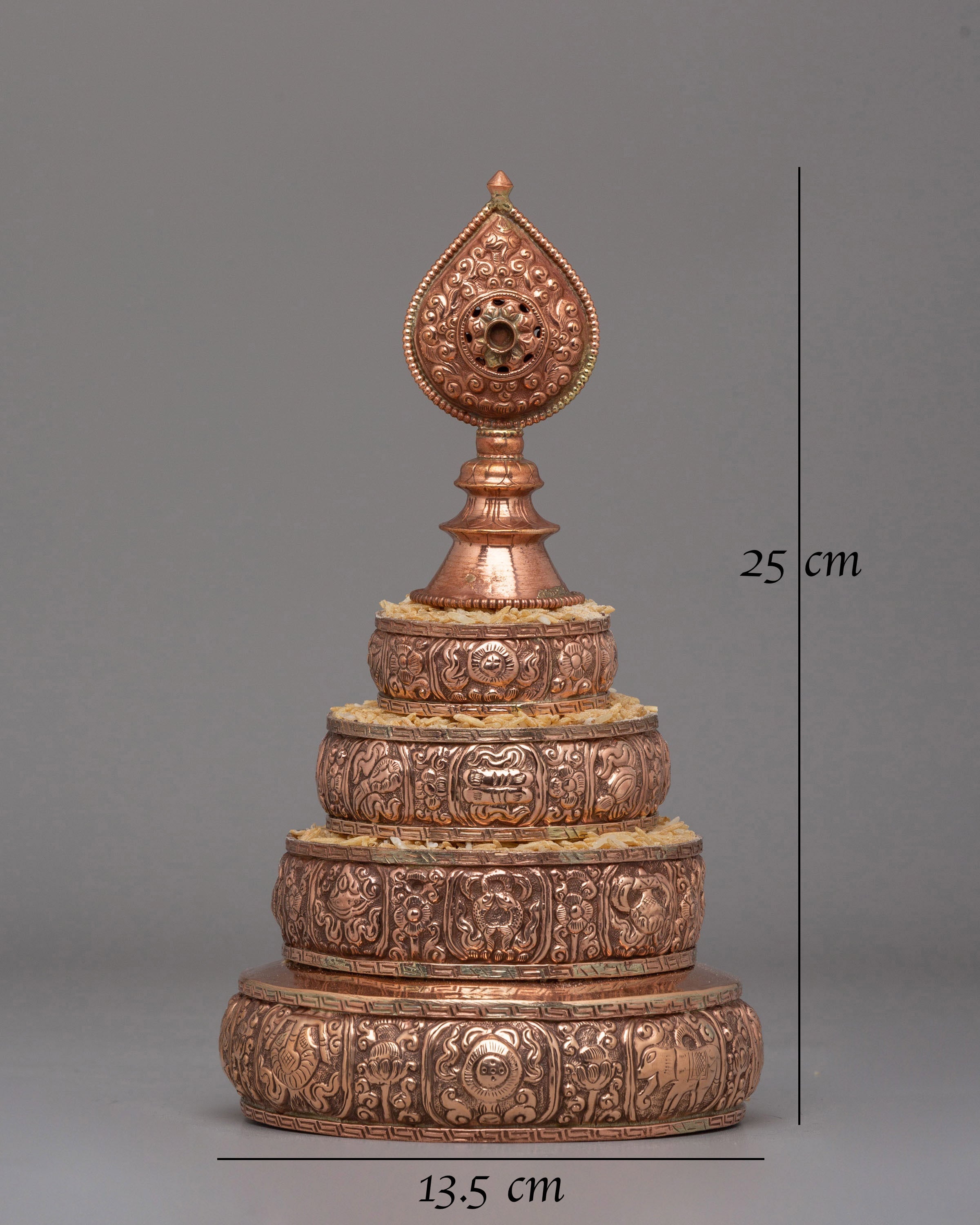 Himalayan Altar Mandala Offering | Handcrafted Ritual Plate for Sacred