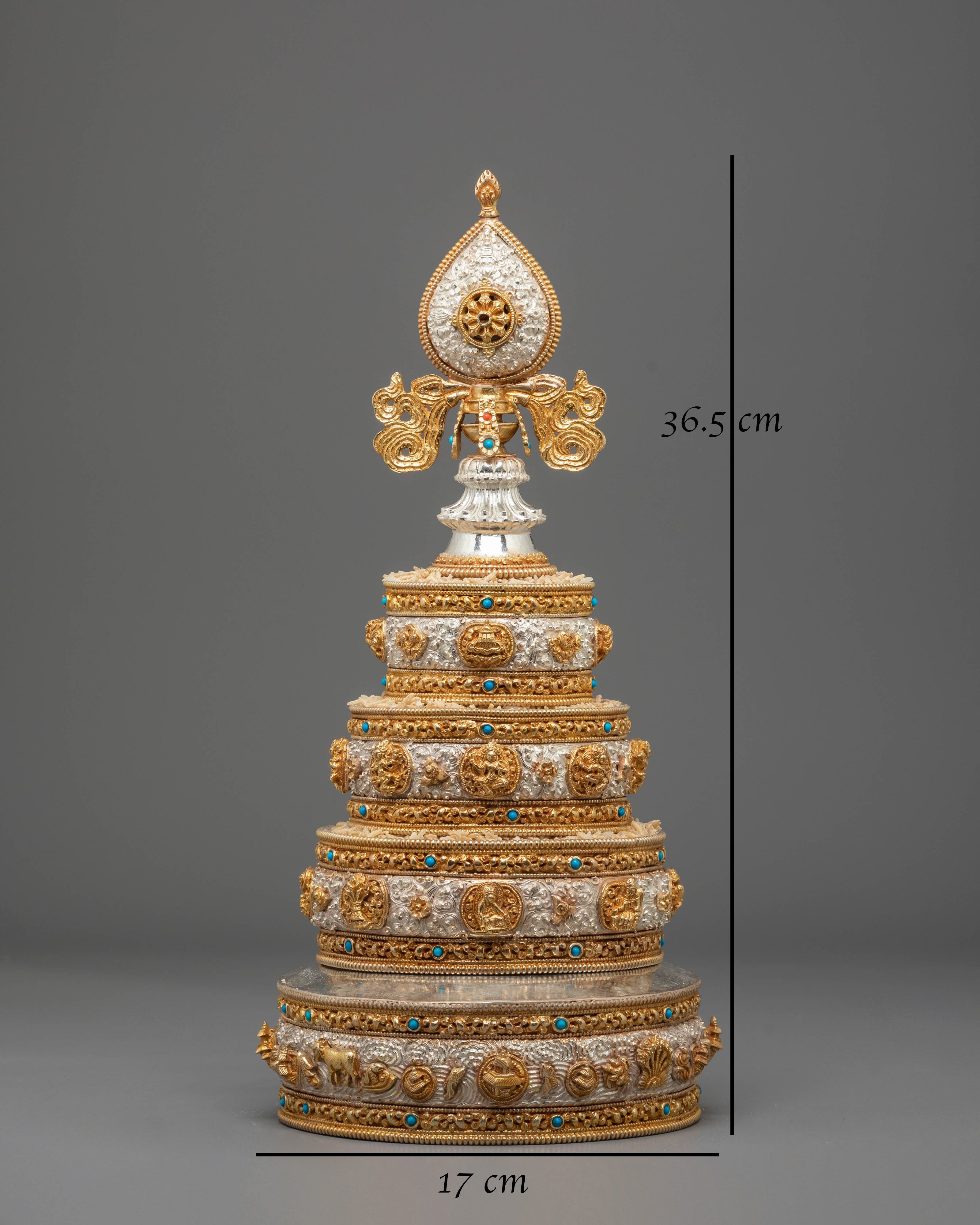 Sacred Mandala Wall Hanging for Meditation | Copper Silver Gold Spiritual Decor