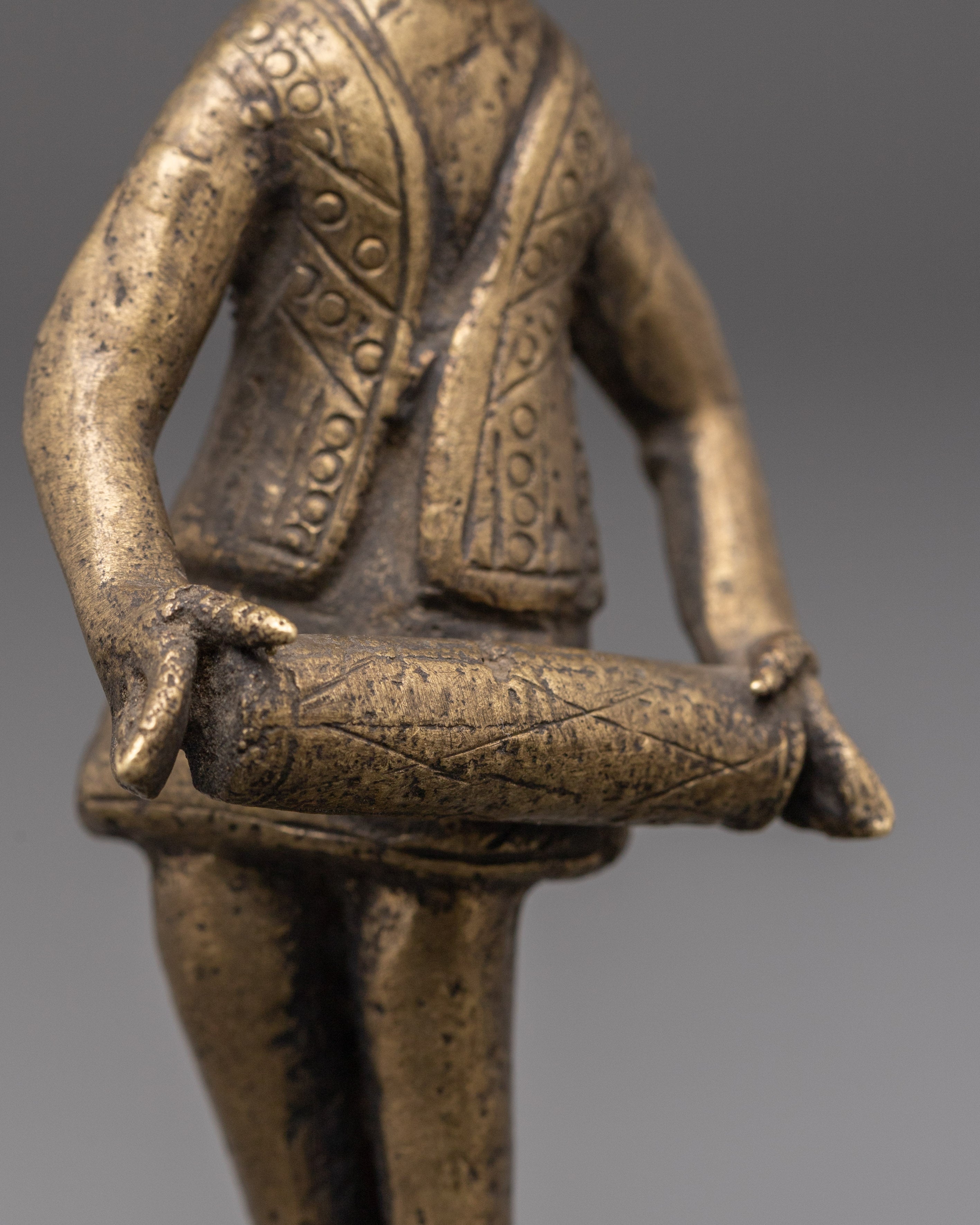 Musical Statue with Antique Finishing